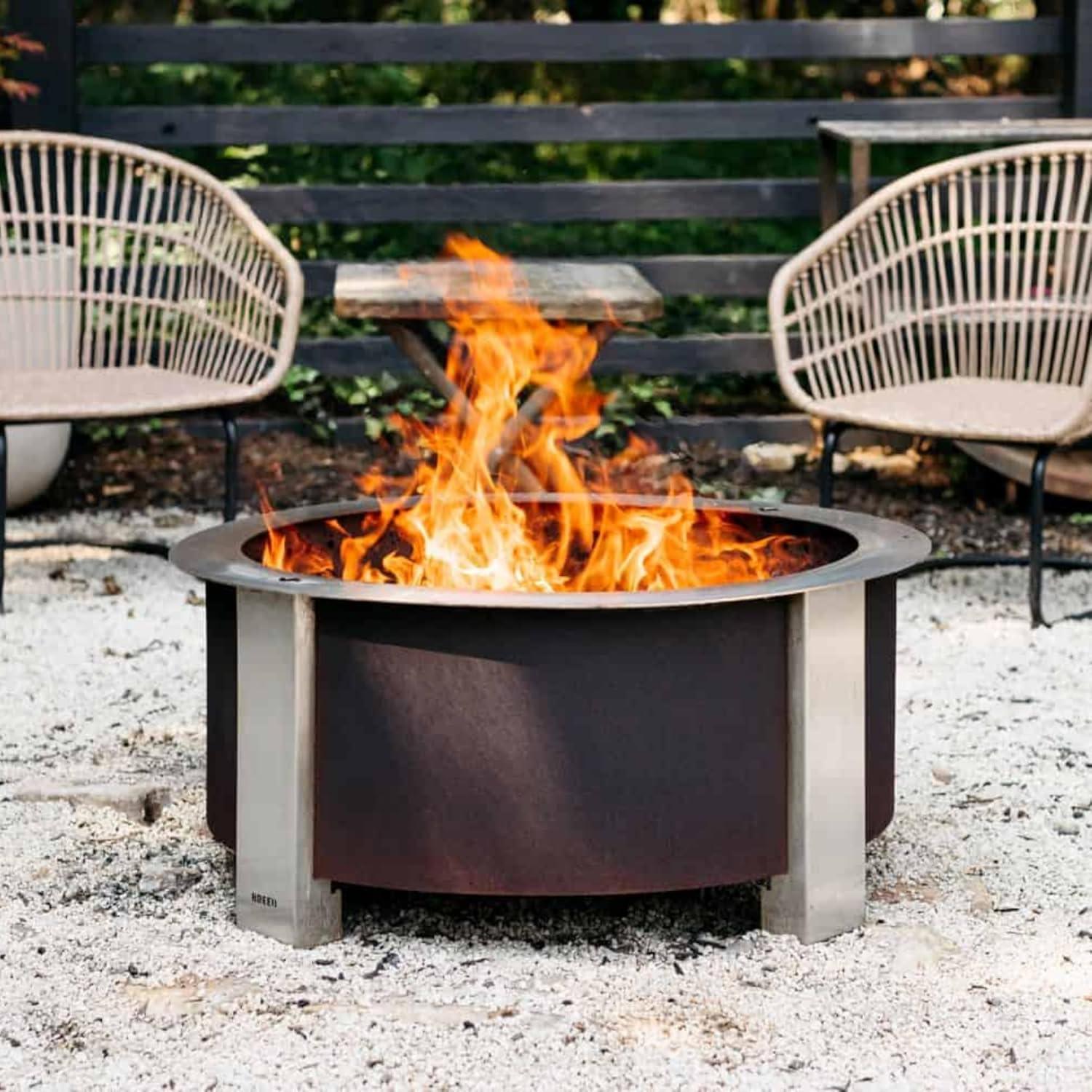 X Series 30 Smokeless Corten Steel Fire Pit