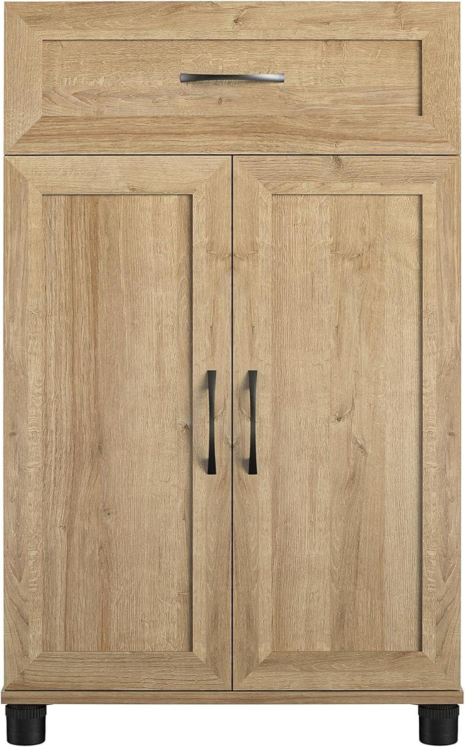 Systembuild Evolution Lory Framed 2 Door/1 Drawer Base Cabinet in Natural