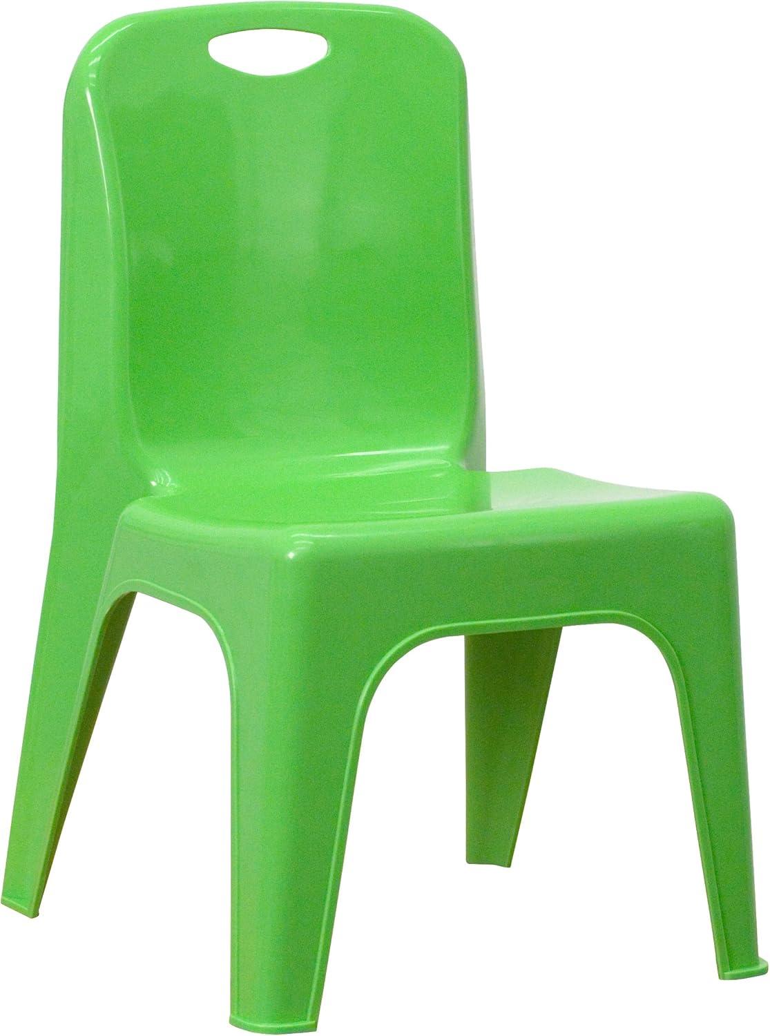 Goddard Plastic Stackable School Chair with Carrying Handle and 11'' Seat Height