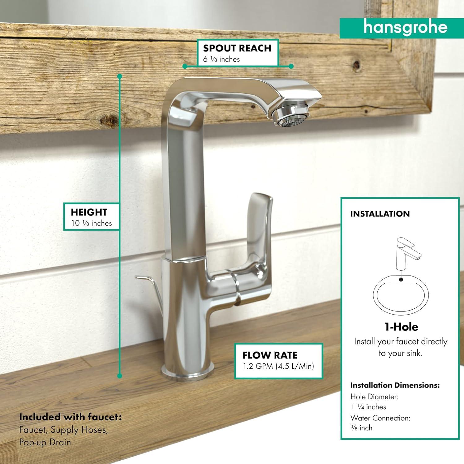 Metris Single Hole Standard Bathroom Faucet