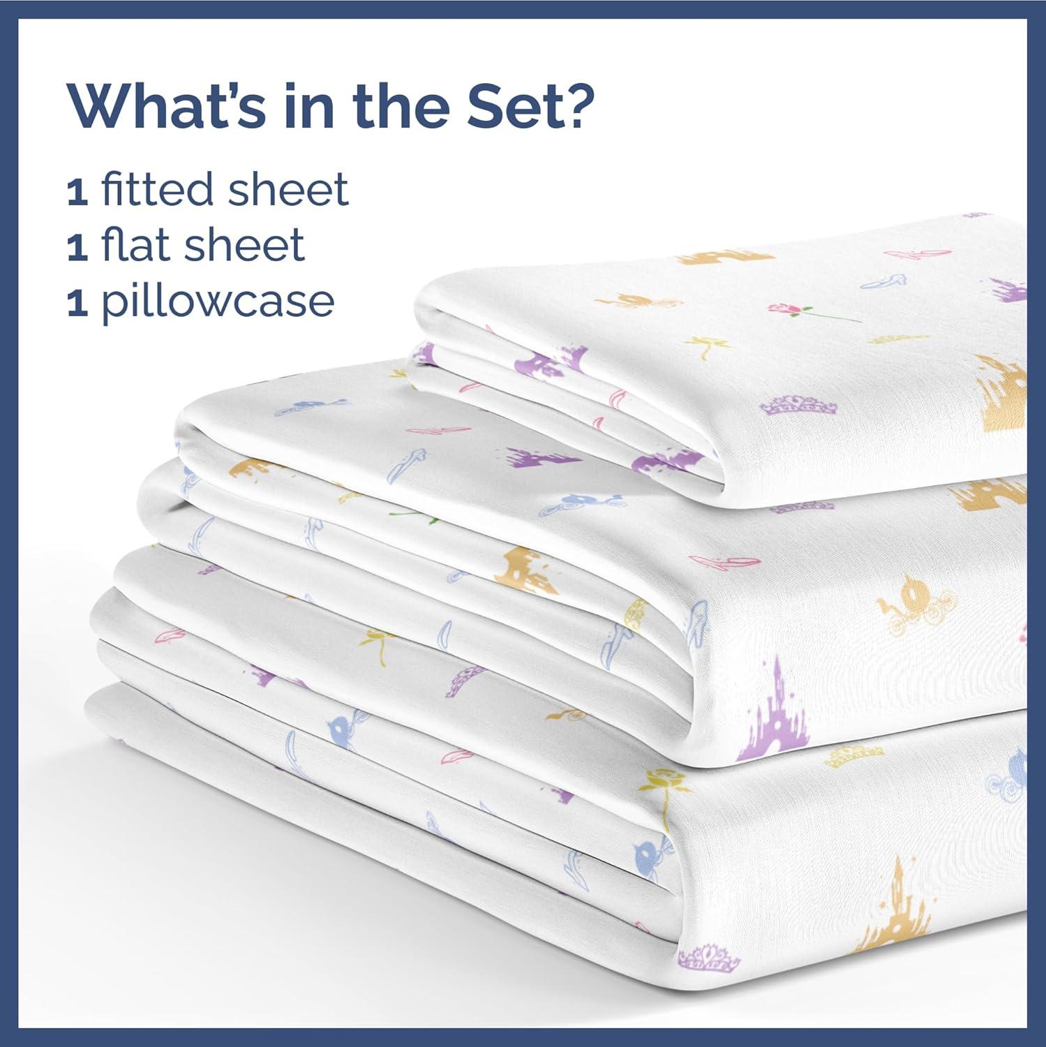 CGK Linens 4 Piece Kids Microfiber Sheet Set - Wrinkle Free - Cute, Cozy, Soft