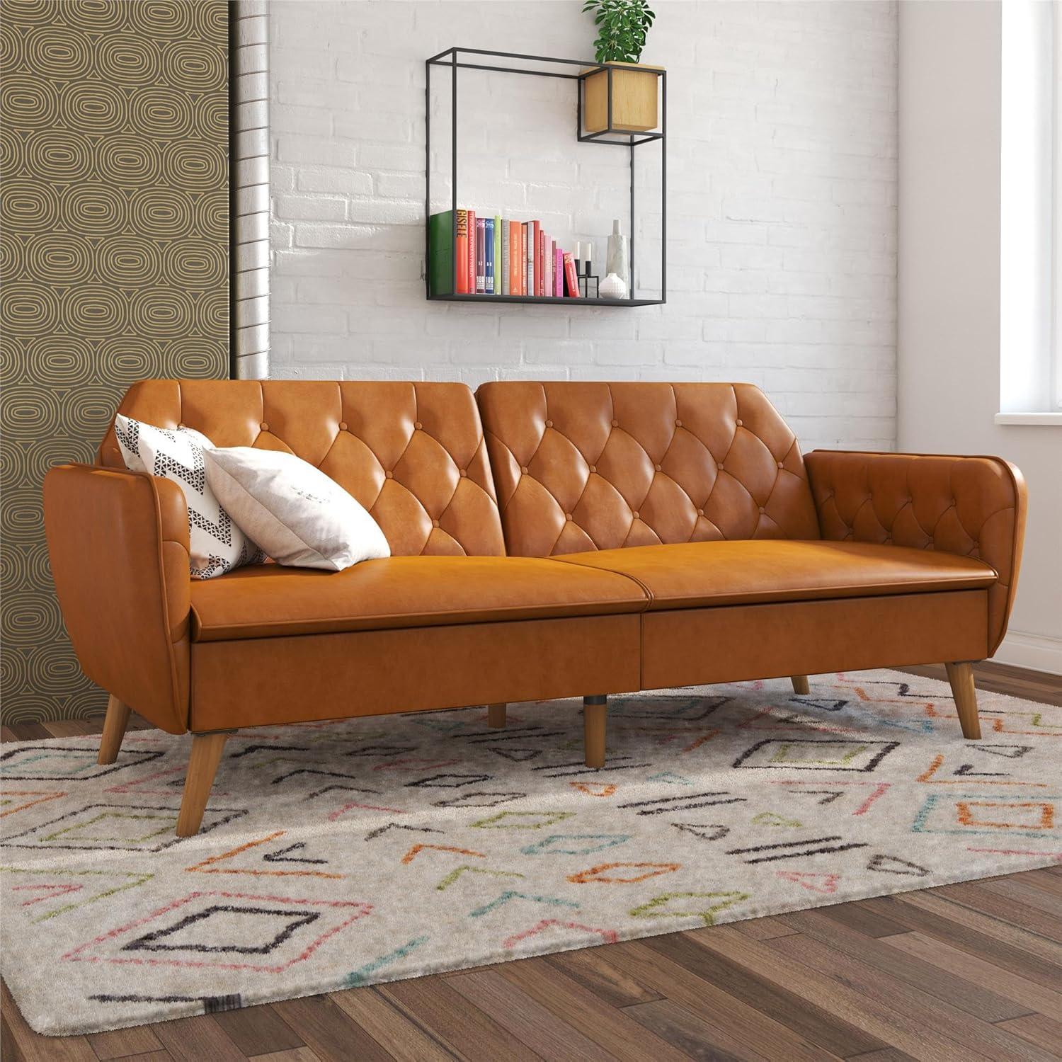 Tallulah Memory Foam Futon and Sofa Bed - Novogratz