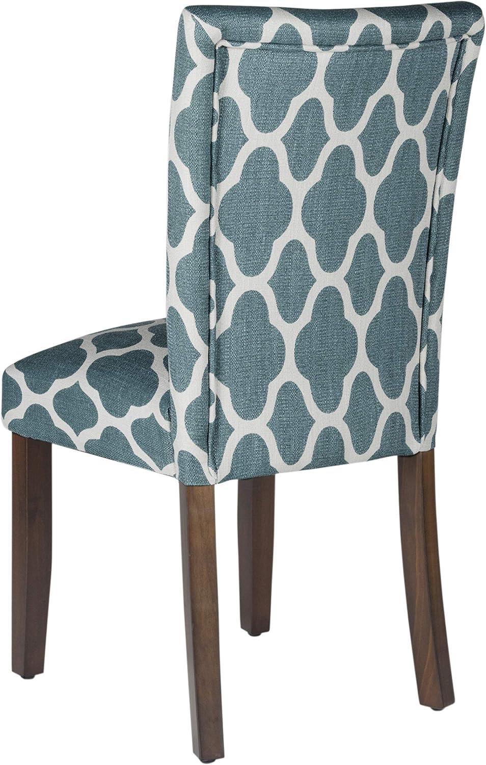 HomePop Parsons Dining Chairs (Set of 2), Quatrefoil