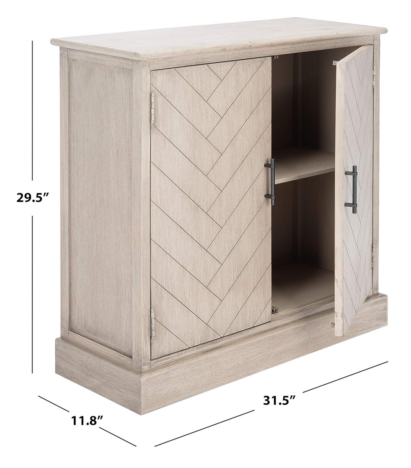 Peyton 2 AH326Door Sideboard - CNS5712D - Grey - Safavieh