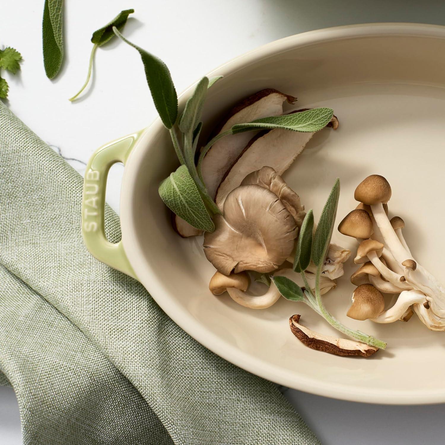 Staub Staub Ceramic 4-Pc Baking Pans Set, Casserole Dish With Lid, Brownie Pan,