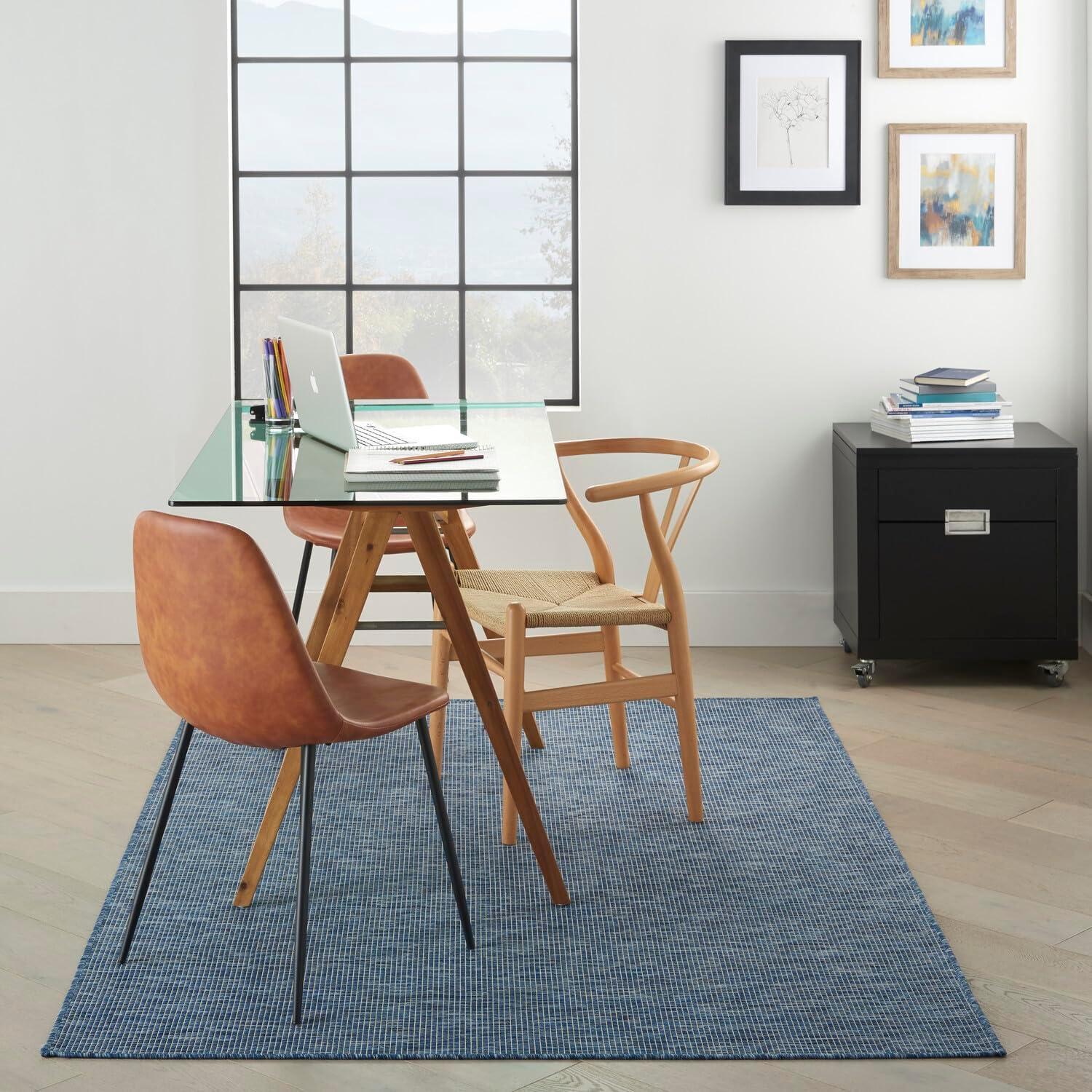 Nourison Positano Solid Indoor Outdoor Rug