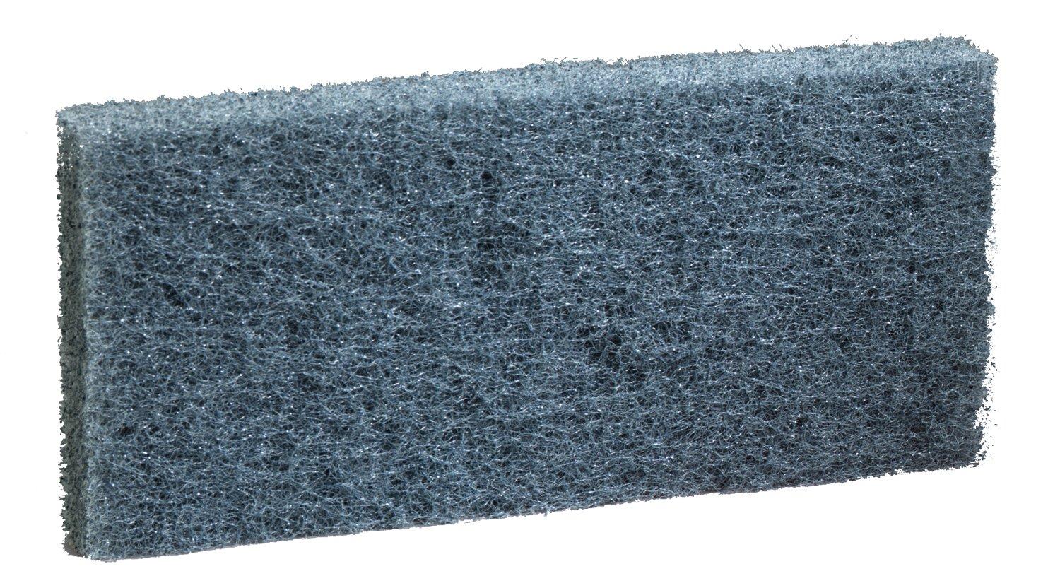 3M 8242 Doodlebug 10 in. x 4.63 in. Scrub Pads - Blue (20/Carton)