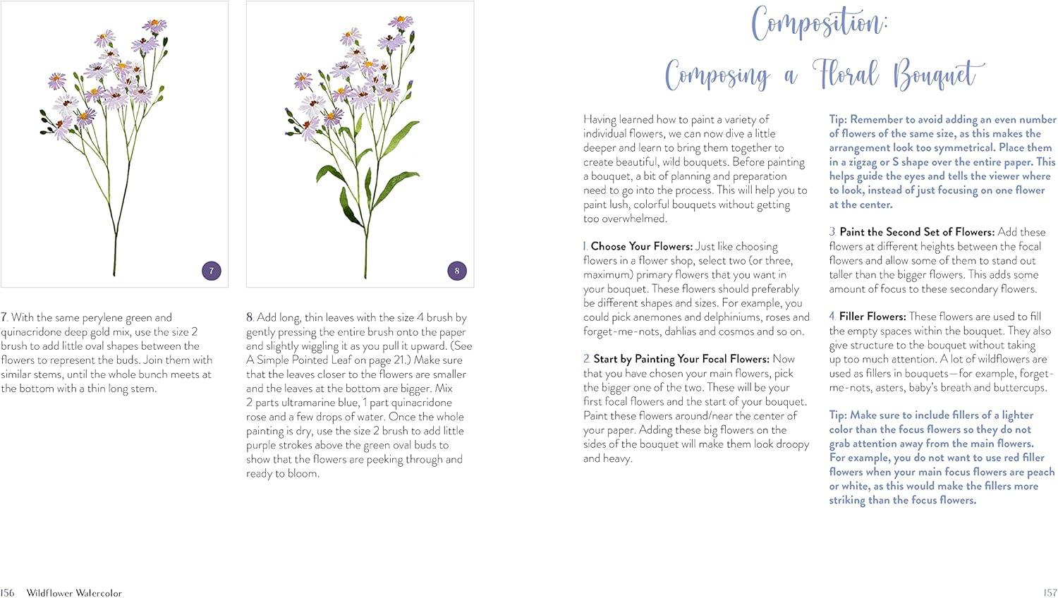 Wildflower Watercolor - by Sushma Hegde (Paperback)