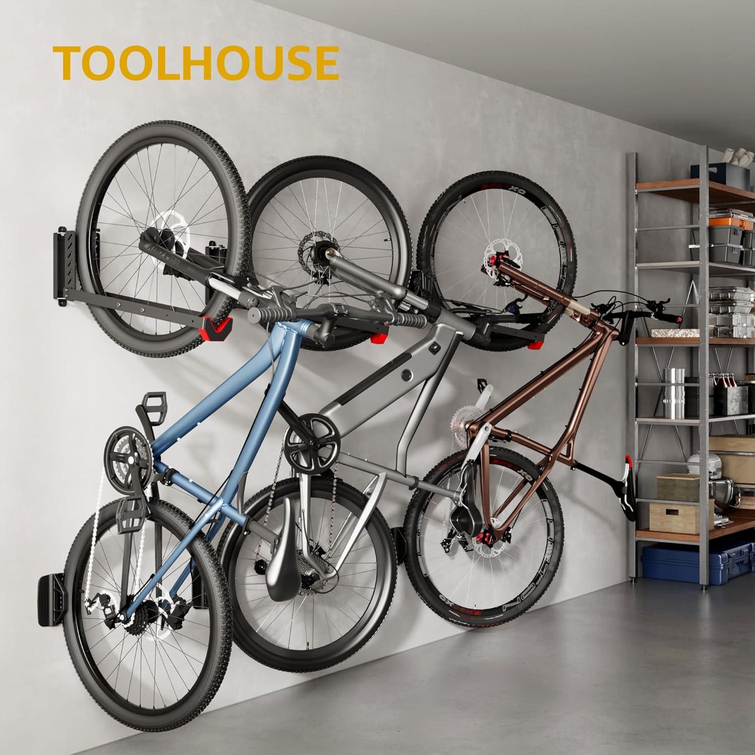 Bike Hangers For Garage, Space-Saving Bike Rack Garage