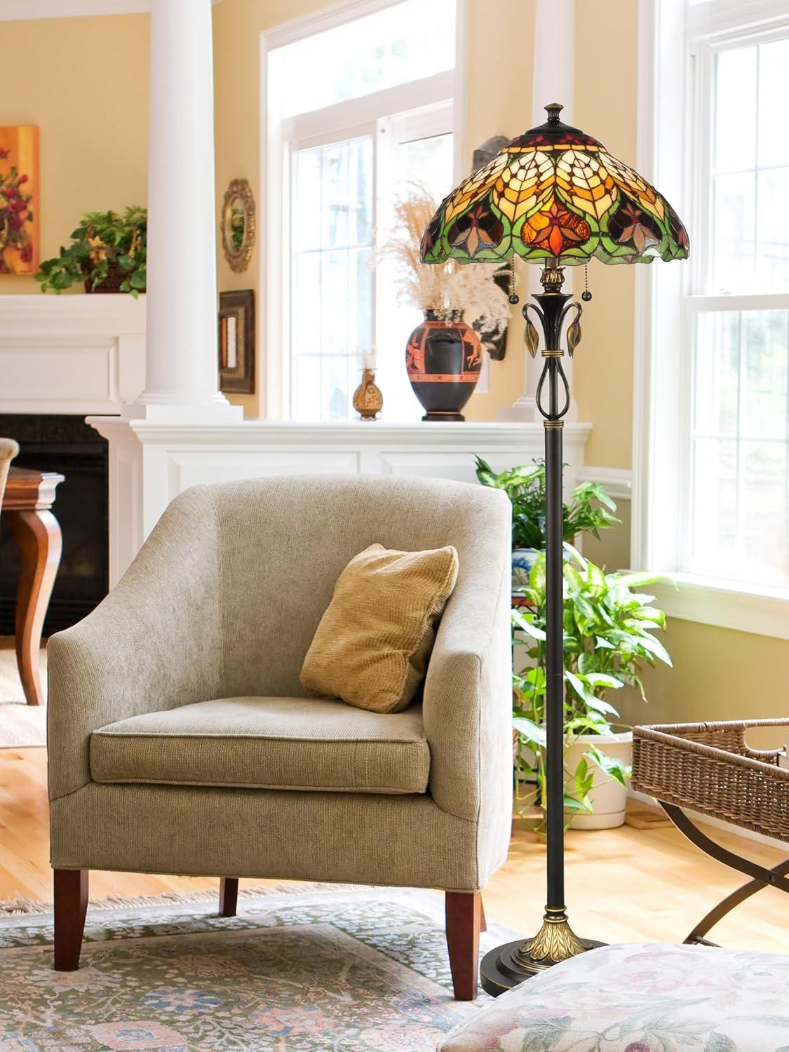 Dale Tiffany Lighting - Sir Henry - Two Light Floor Lamp