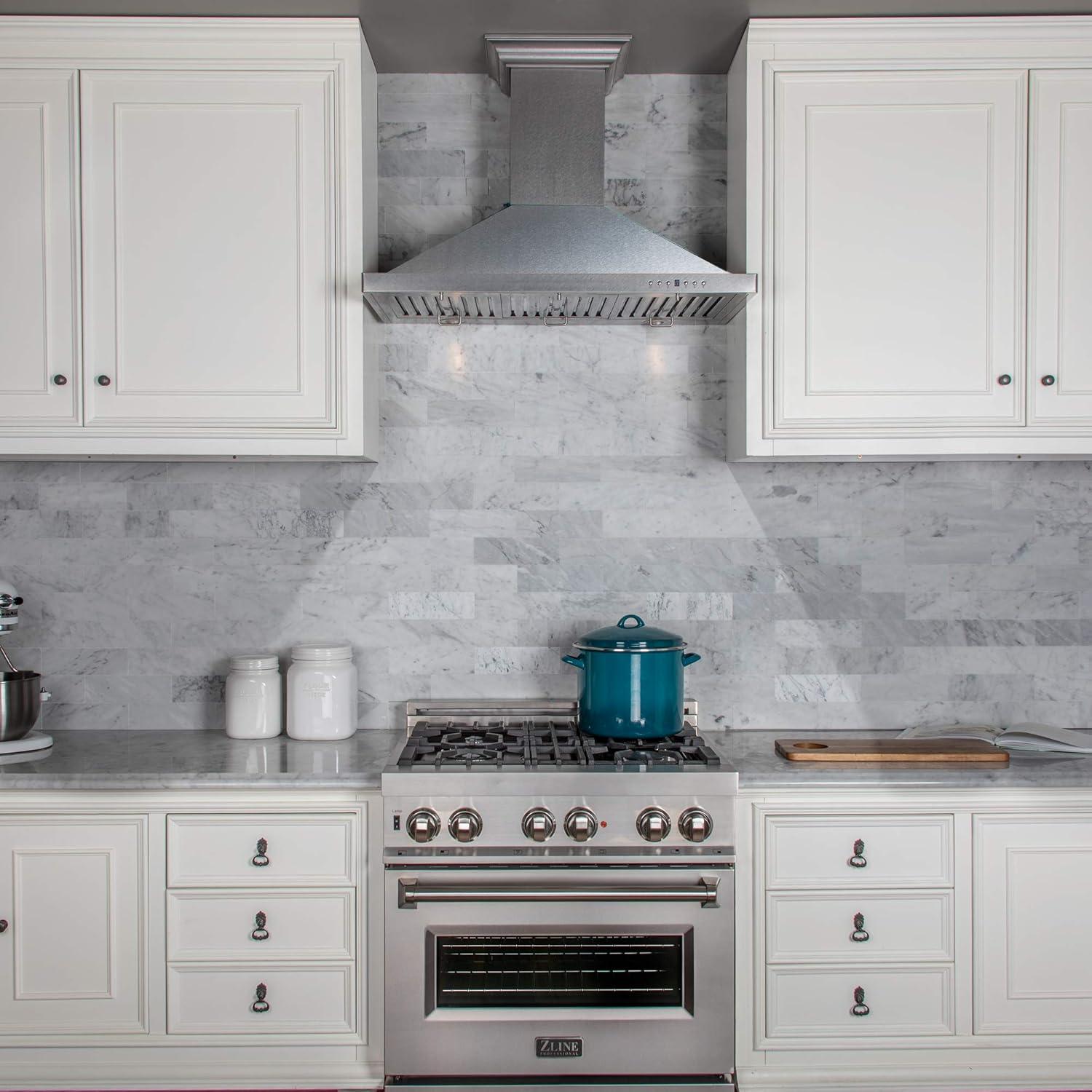 ZLINE 30 in. Designer Series Convertible Vent Wall Mount Range Hood (8KBB-30)