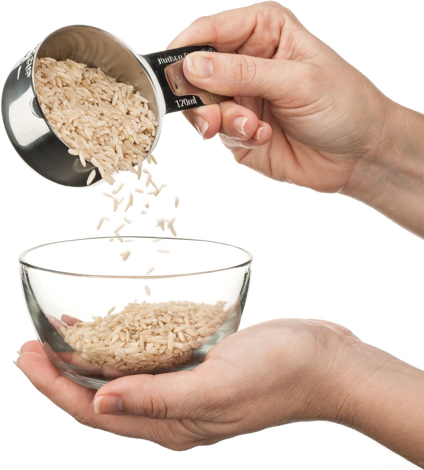 Stainless Steel Measuring Cups Set (6 Piece Set)