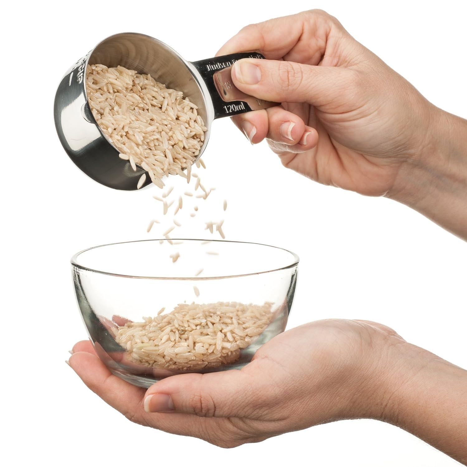 Stainless Steel Measuring Cups Set (6 Piece Set)