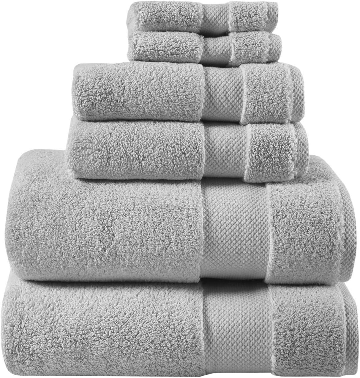 6pc Splendor Cotton Bath Towel Set - Madison Park