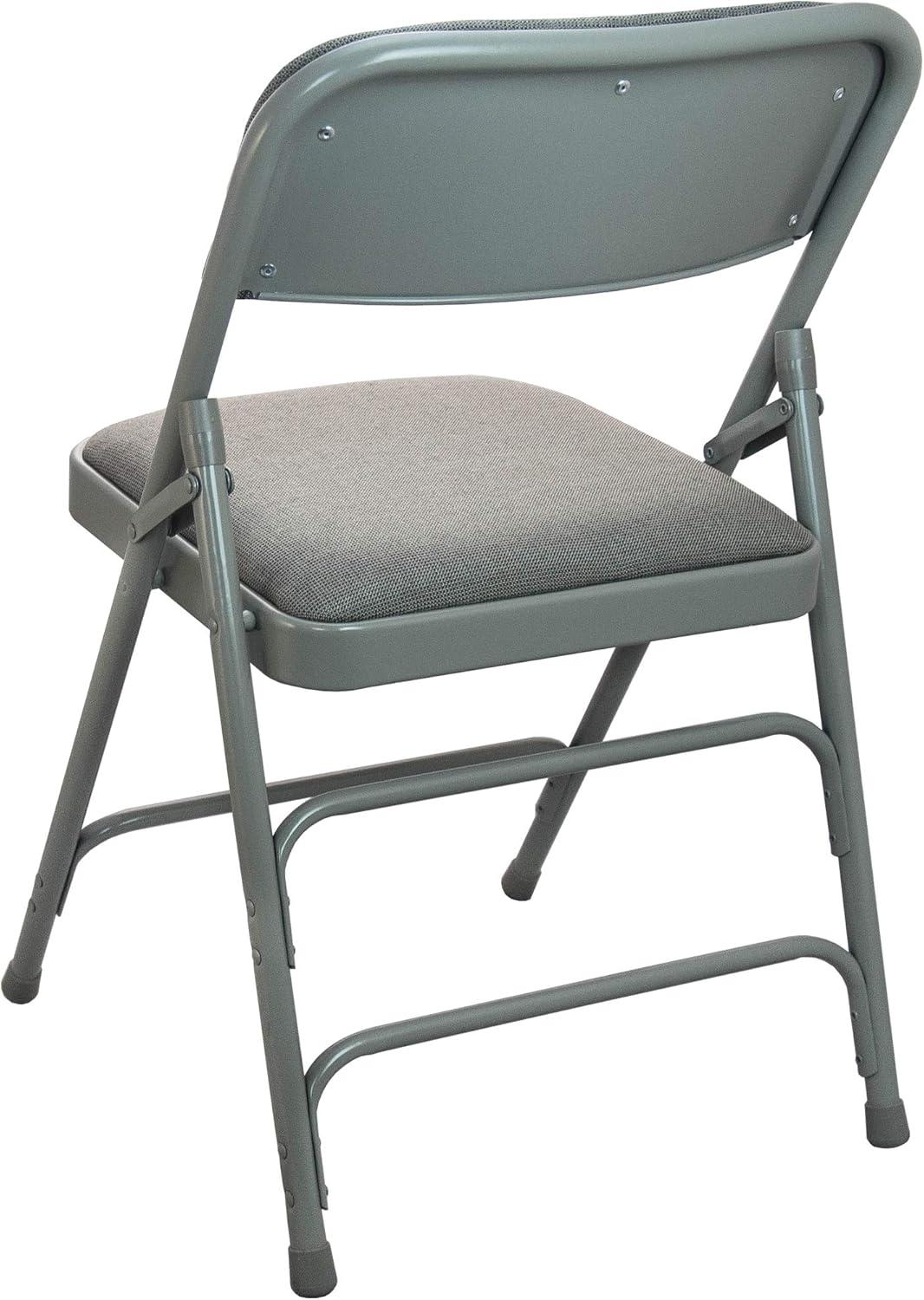 Flash Furniture Advantage Padded Metal Folding Chair - Fabric Seat