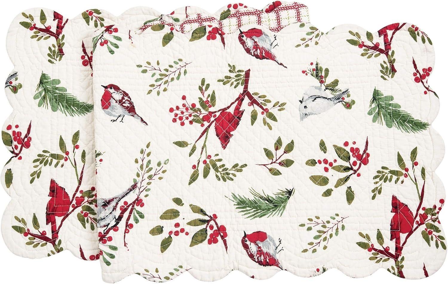 C&F Home 14" x 51" Sprig Birds Table Runner