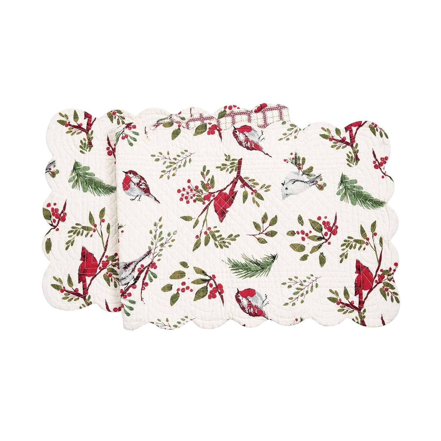 C&F Home 14" x 51" Sprig Birds Table Runner