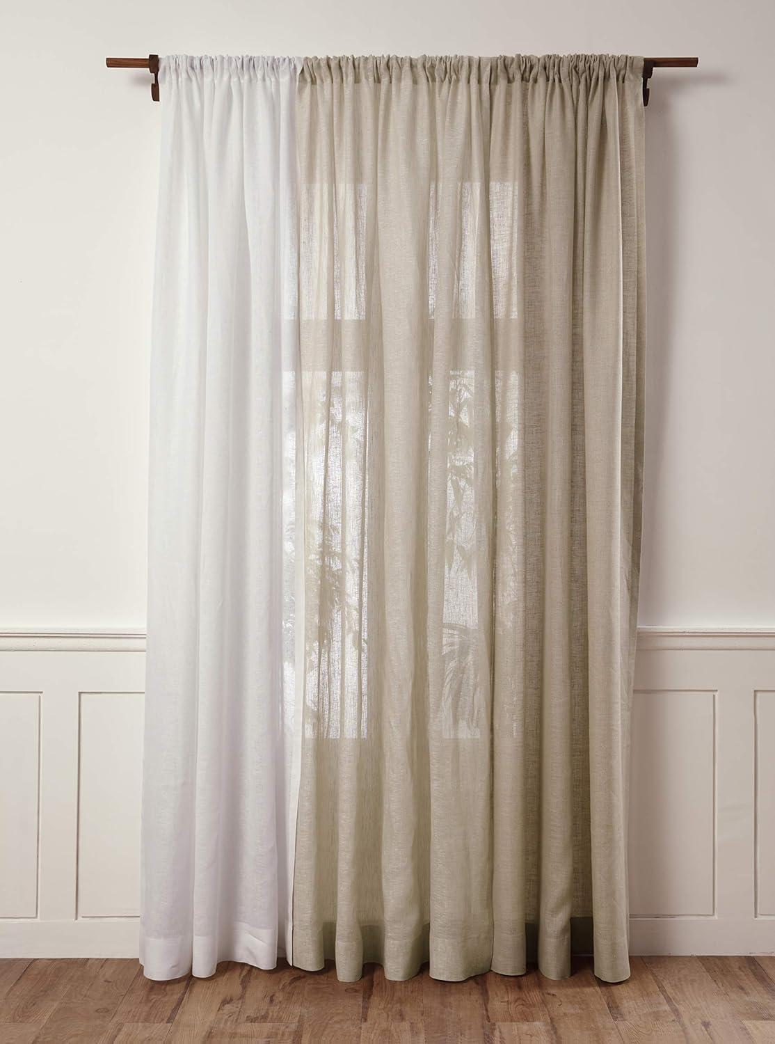 Sheer Curtain with Rod Pocket