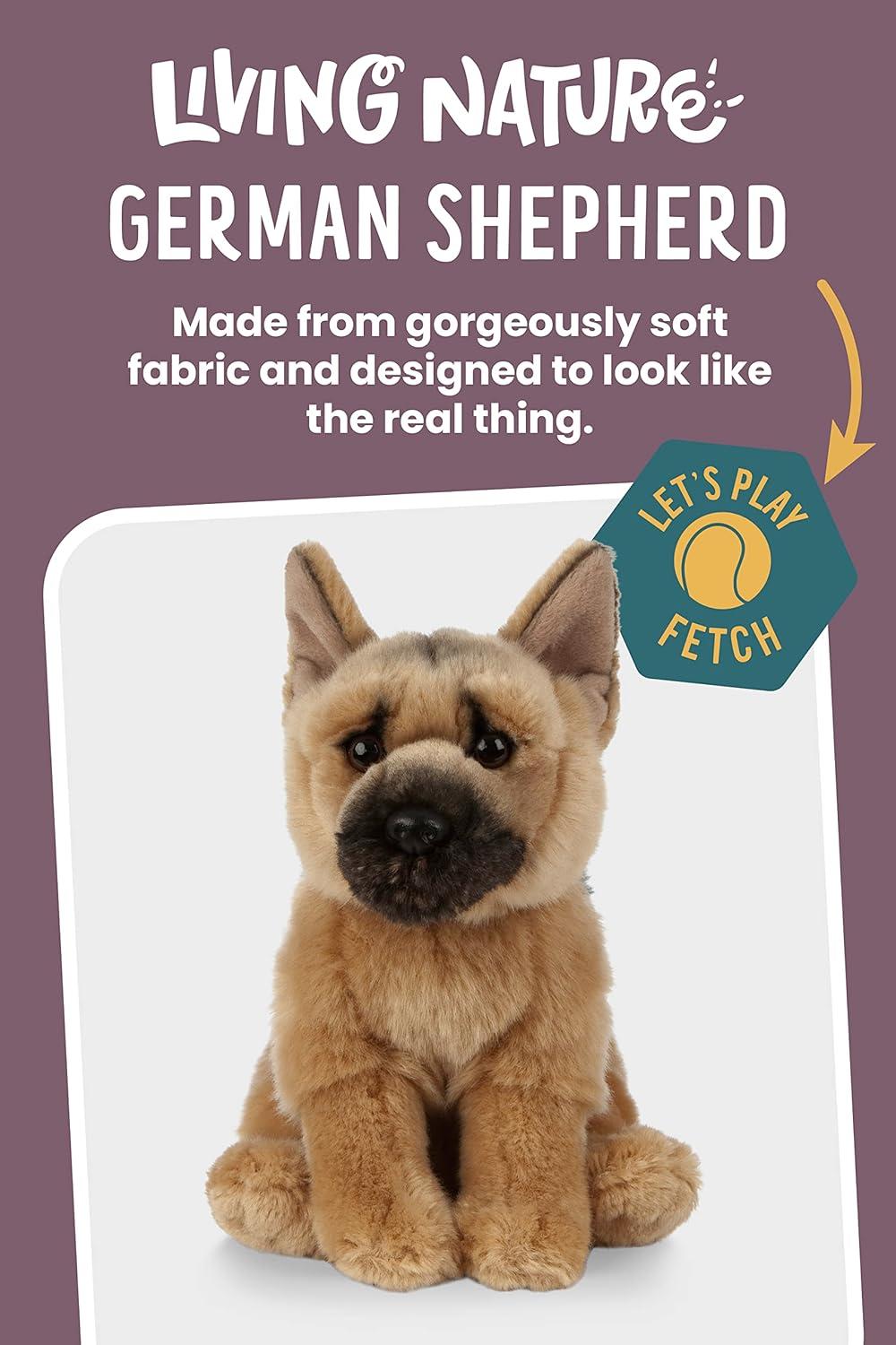 Living Nature German Shepherd Plush Toy