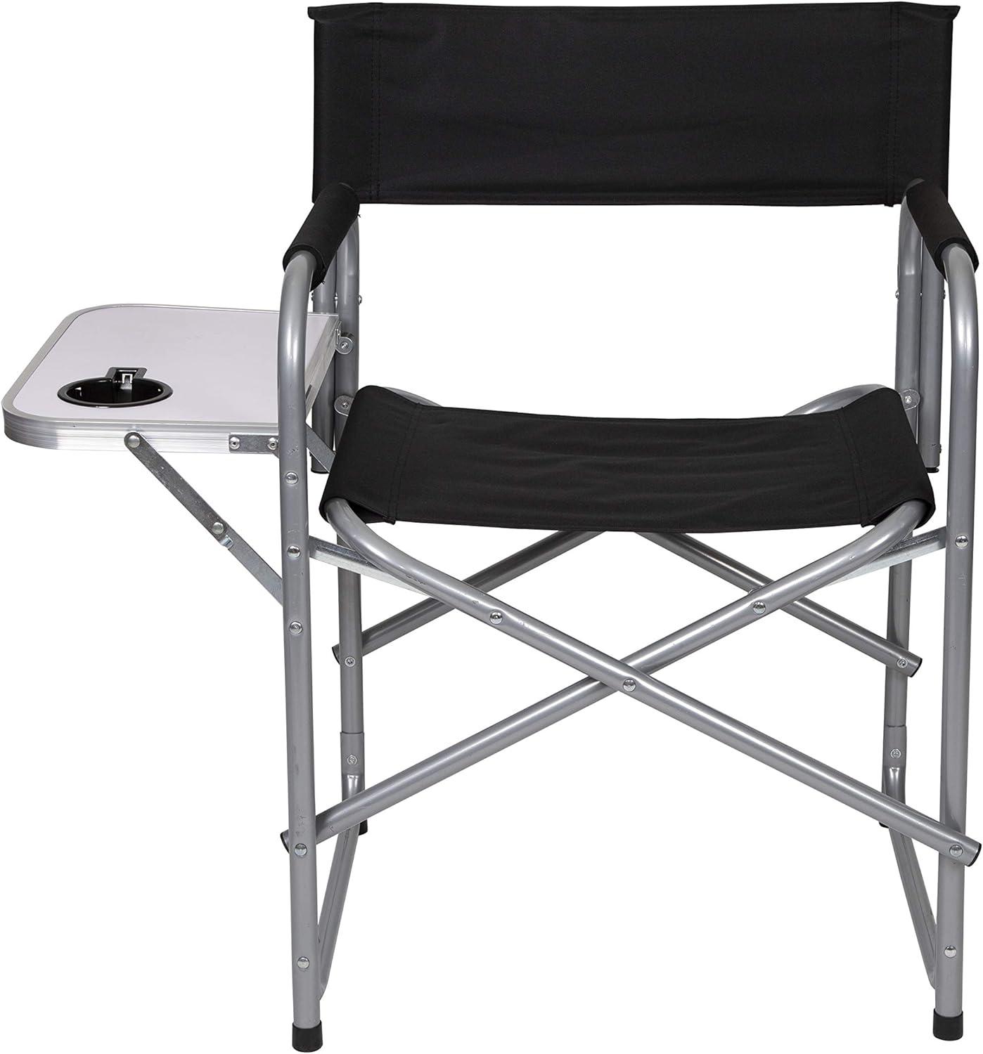 Stansport Folding Director's Chair with Side Table