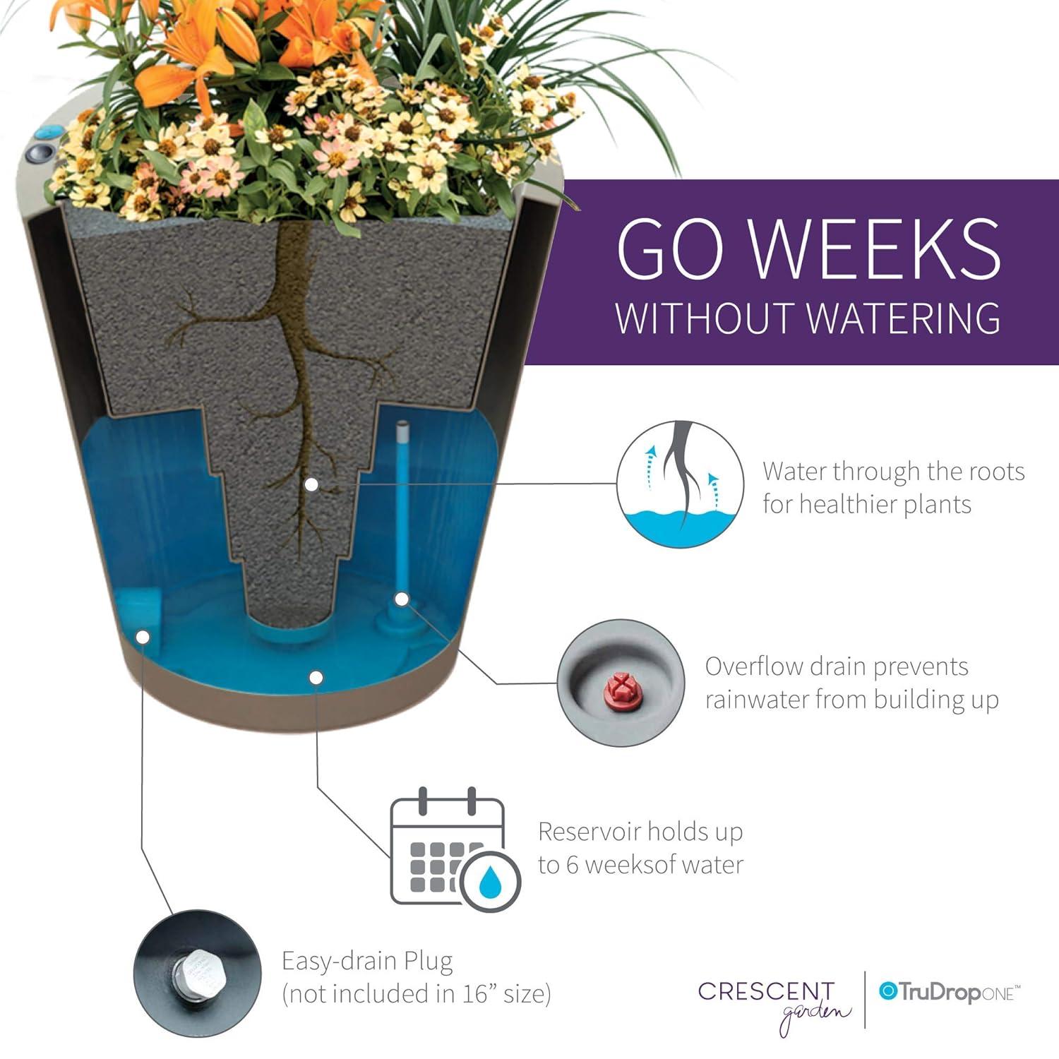 Crescent Garden Dot Planter Pot