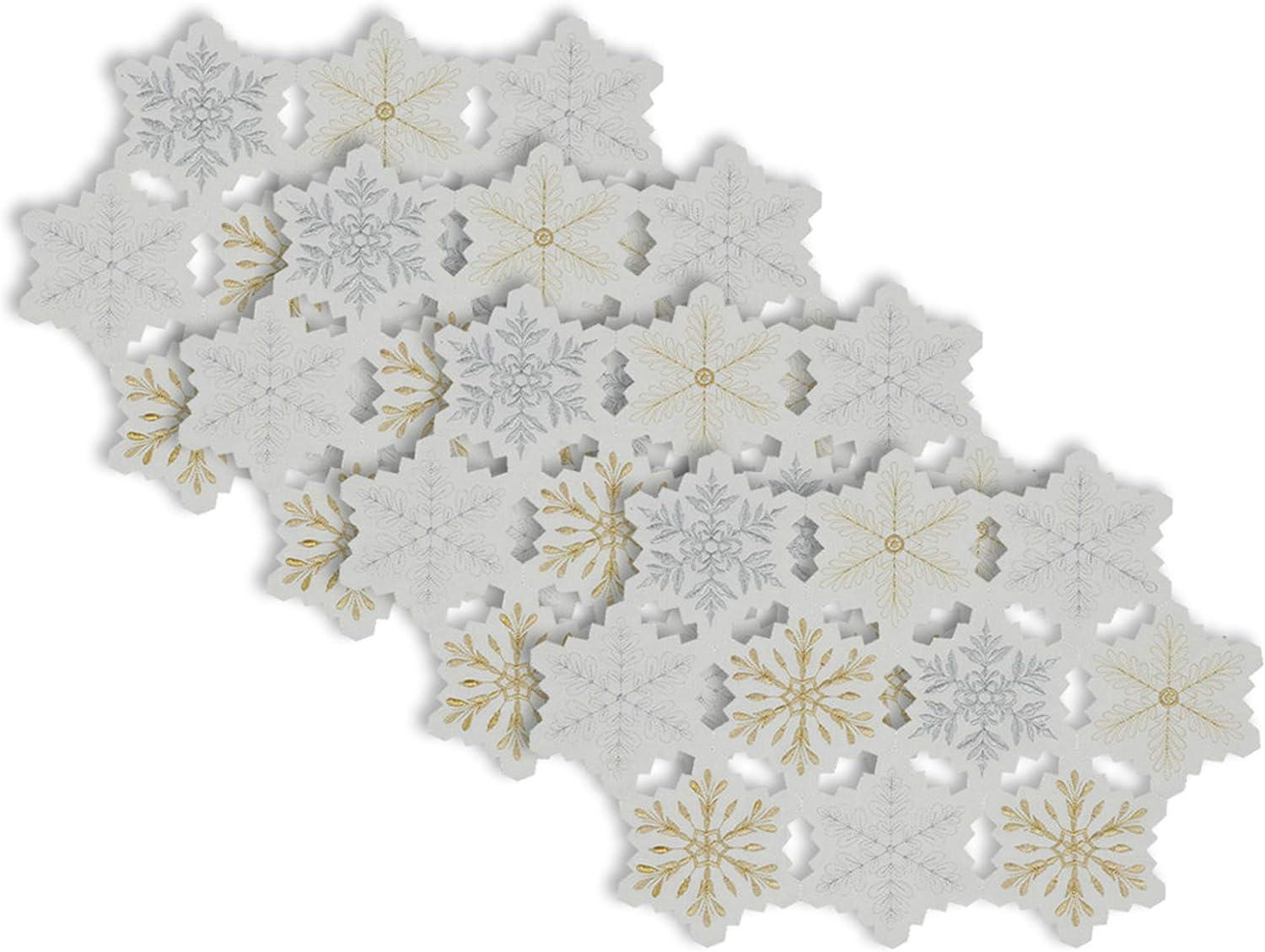 Embroidered Snowflake Placemat (Set of 4)
