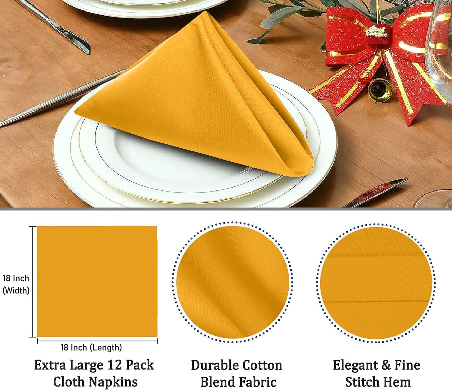 Poly Cotton Enrich Twill Cloth Napkins