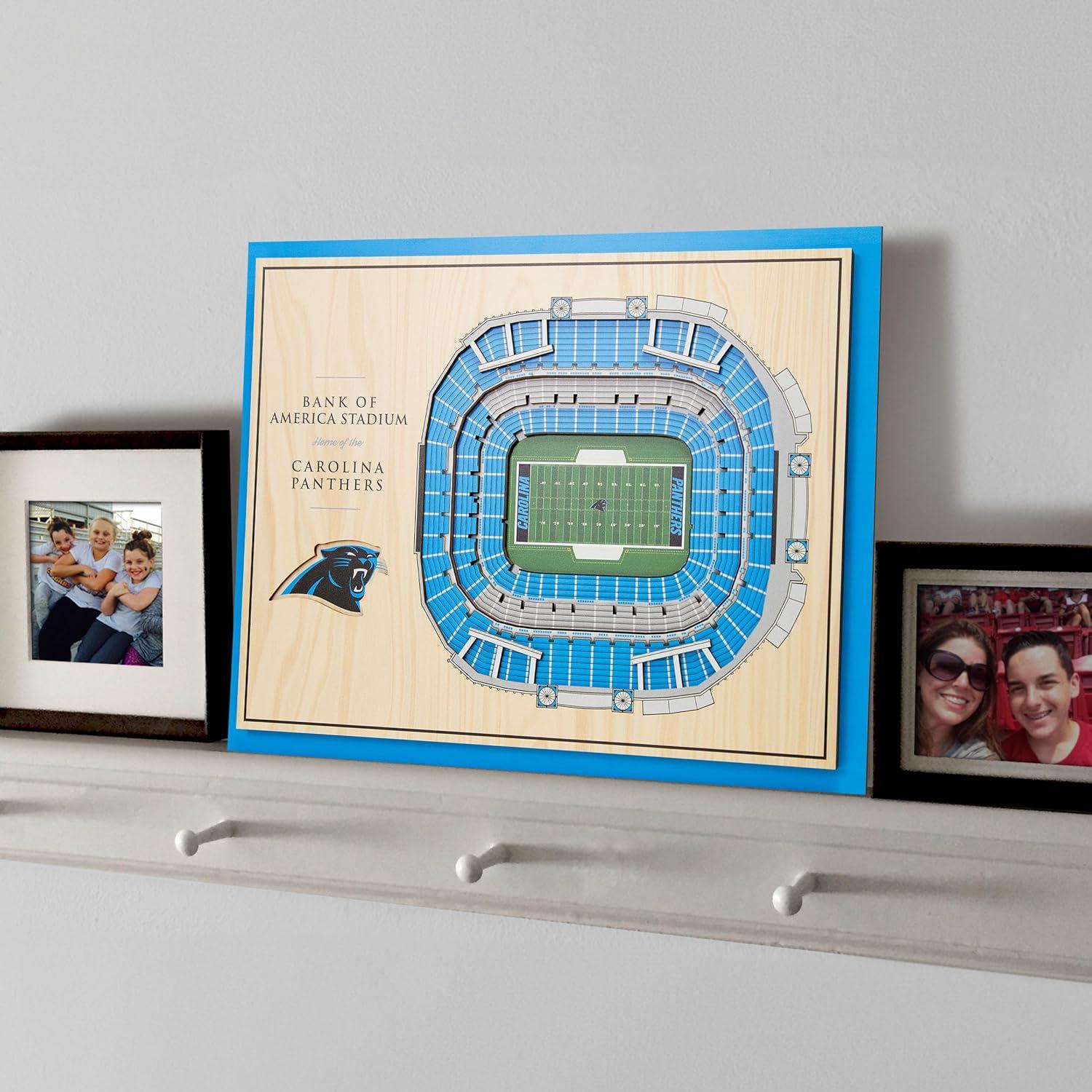YouTheFan NFL 5-Layer Stadiumview Wall Art