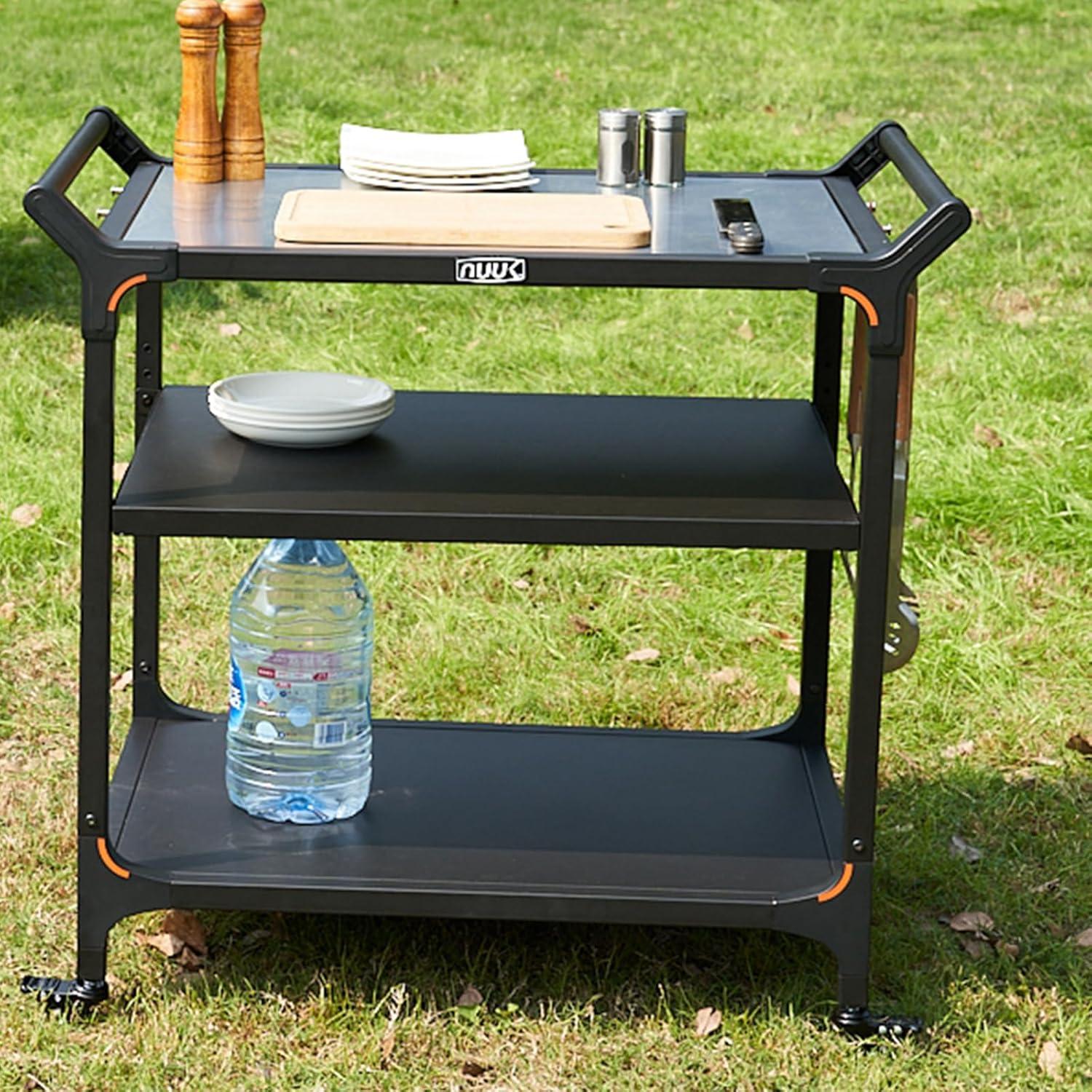 NUUK Stainless Steel 30IN Outdoor Grill and Prep Cart