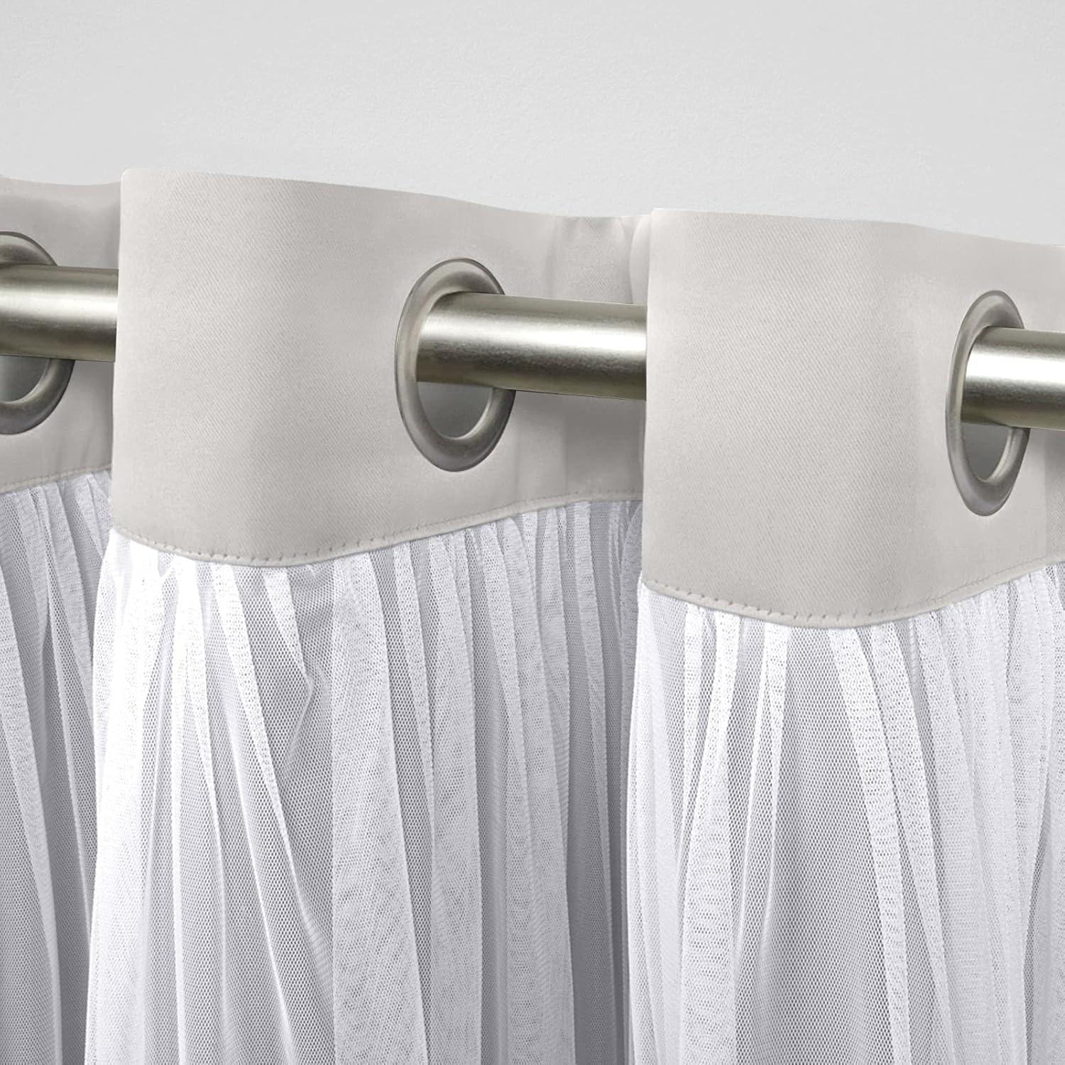 Amalgamated Textiles Catarina Linen Tailored 52'' W Window Valance