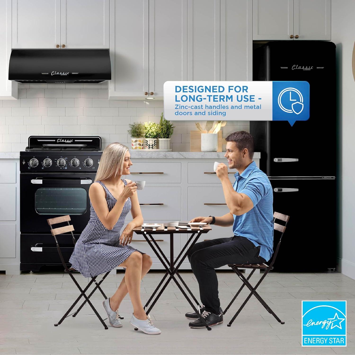 Unique Appliances Ugp-330L Ac Classic Retro 24" Wide 11.7 Cu. Ft. Energy Star Certified