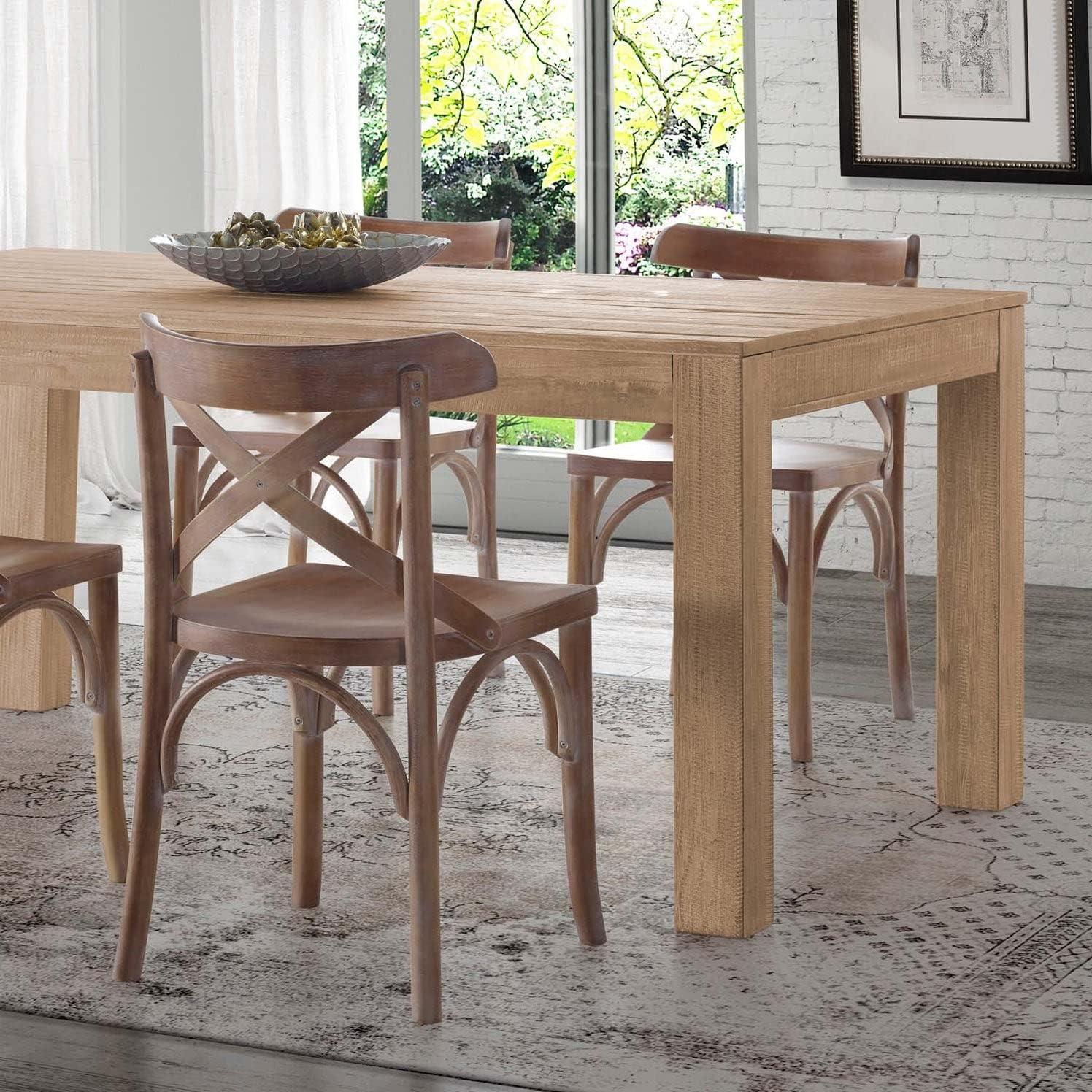Montauk Pine Solid Wood Dining Table