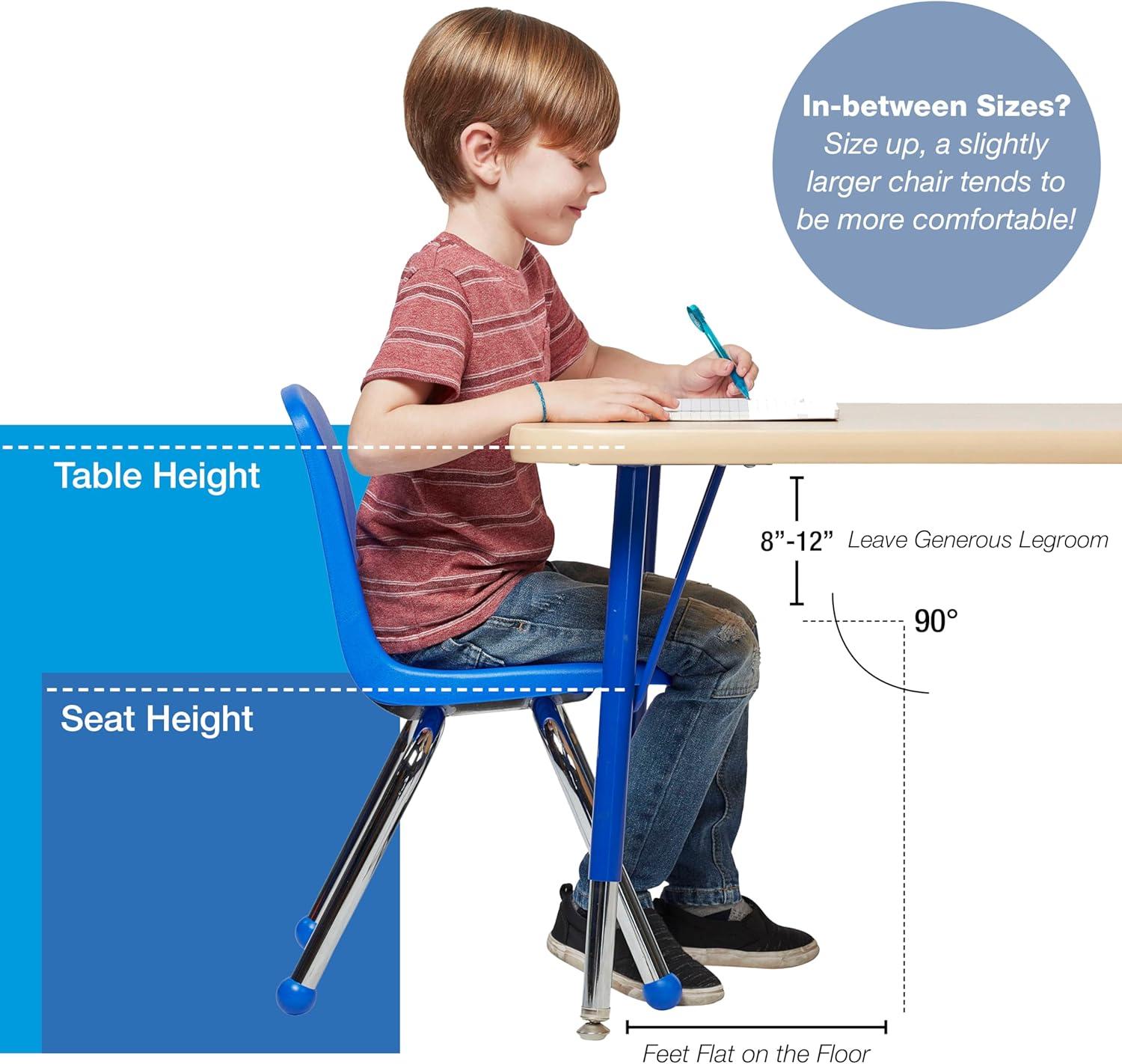 Factory Direct Partners Stacking Classroom Chair ( Set of 6 ) (Set of 6)