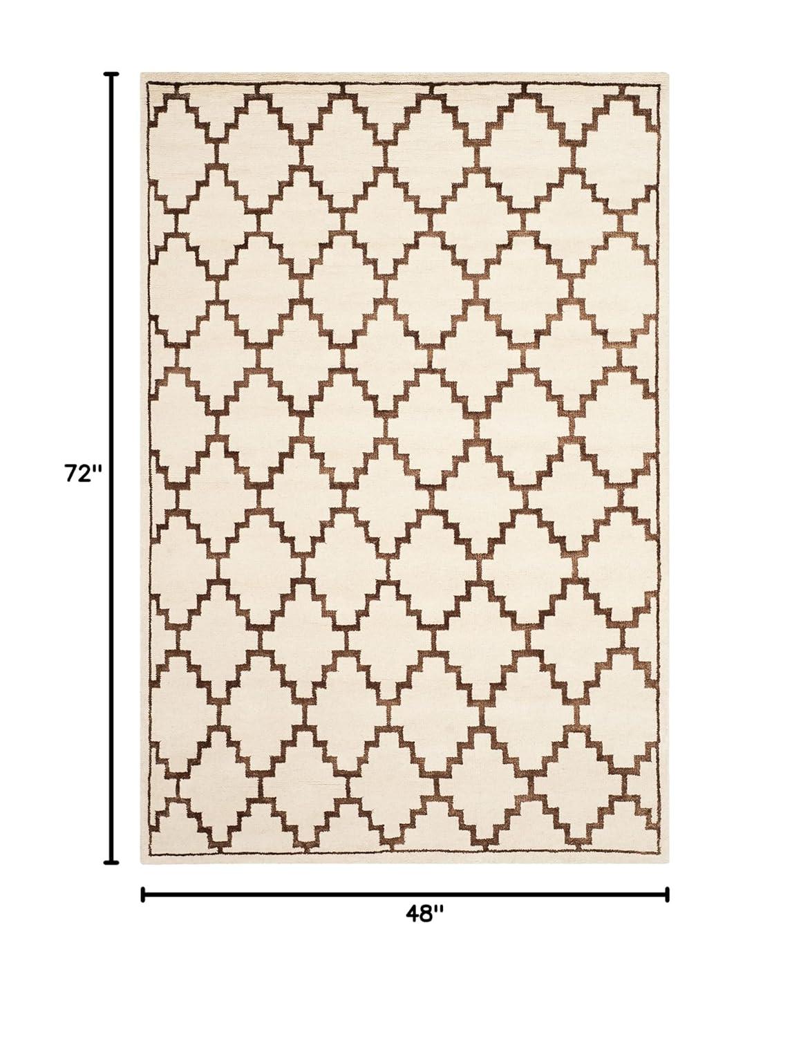 Safavieh Mosaic Hand Knotted Wool And Viscose Geometric Rug