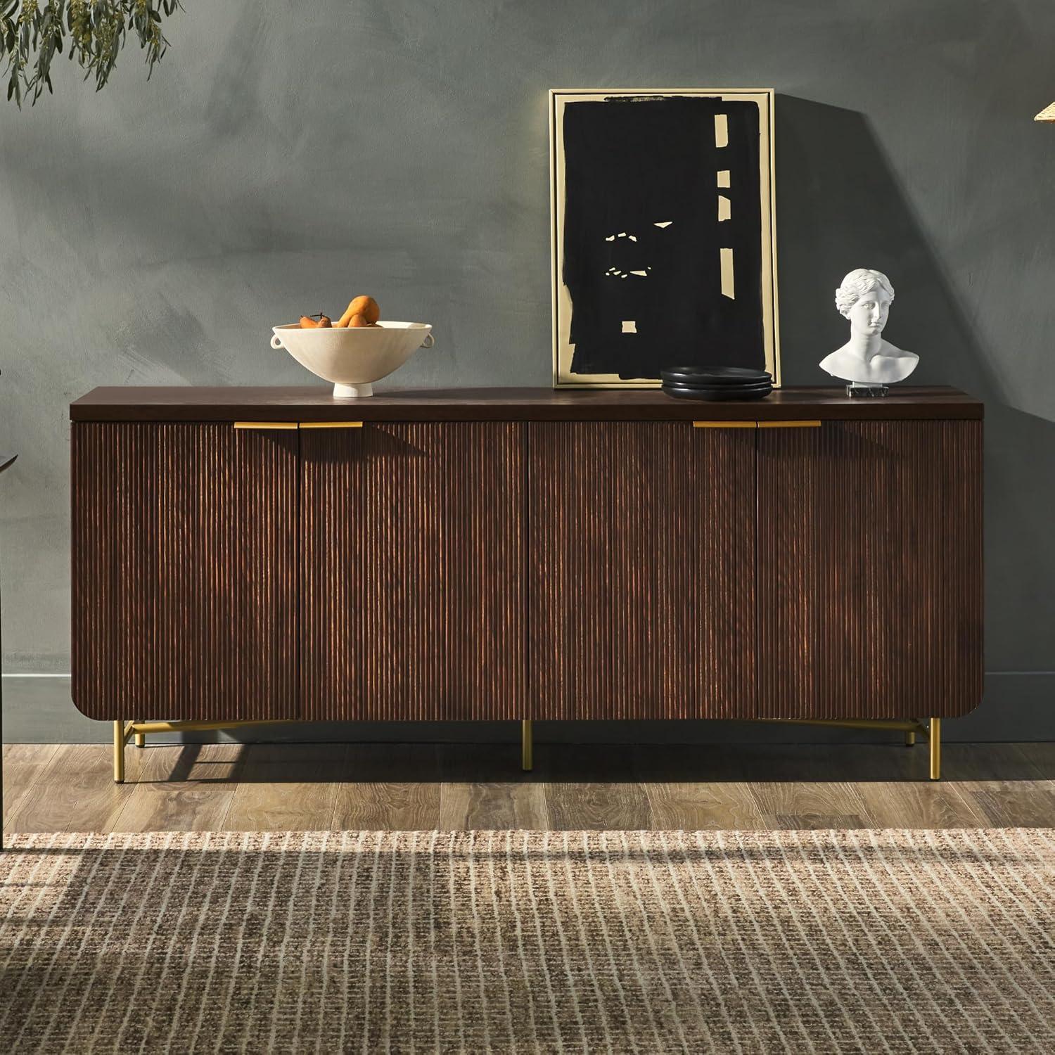 Willa Arlo™ Interiors Ludlow Reeded 4-Door Sideboard