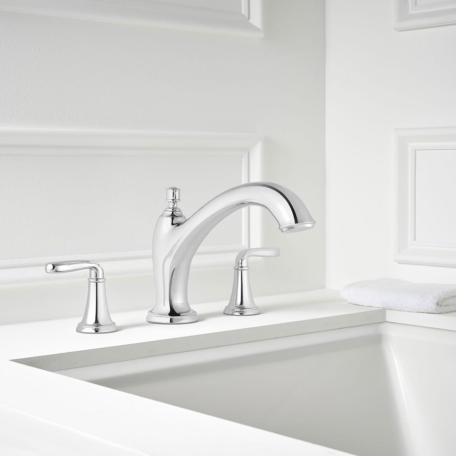 Northcott Double Handle Deck Mounted Roman Tub Faucet