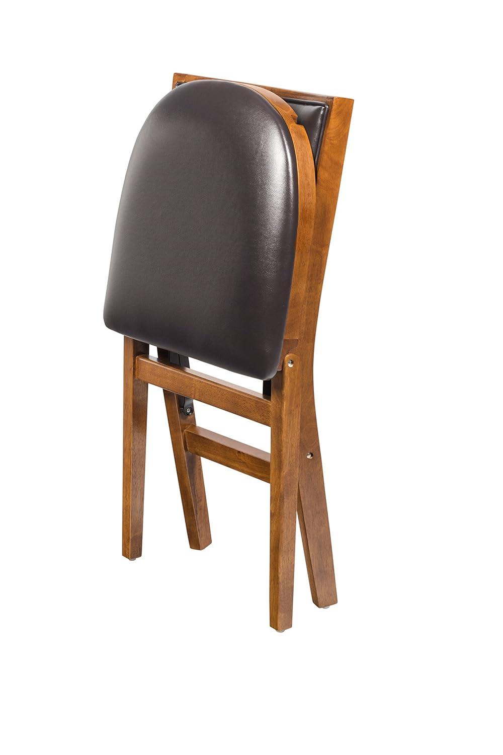 Stakmore Company, Inc. Vinyl Padded Stackable Folding Chair Folding Chair Set (Set of 2)