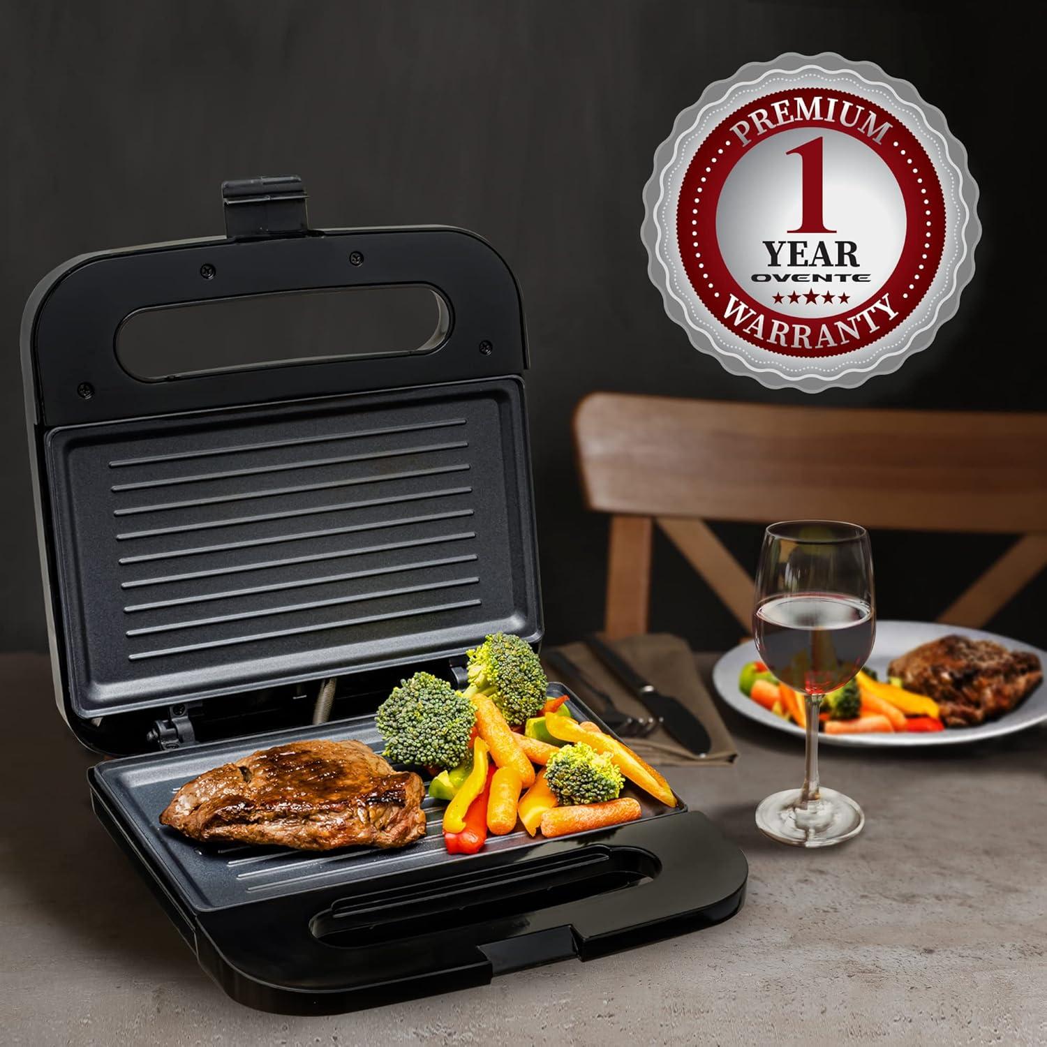 Ovente OVENTE Compact Electric Panini Press Grill