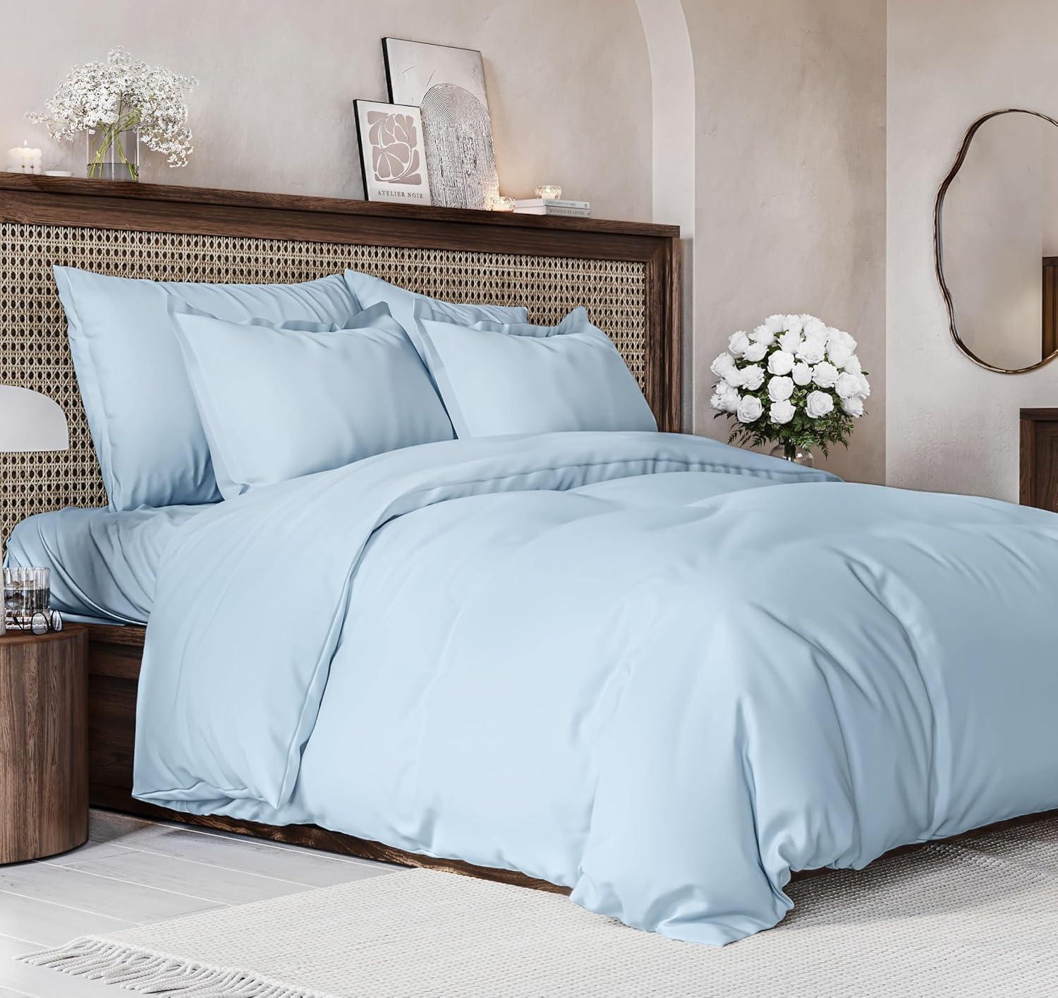 CGK Linens Premium Hotel Quality Soft & Cooling Duvet Cover Set