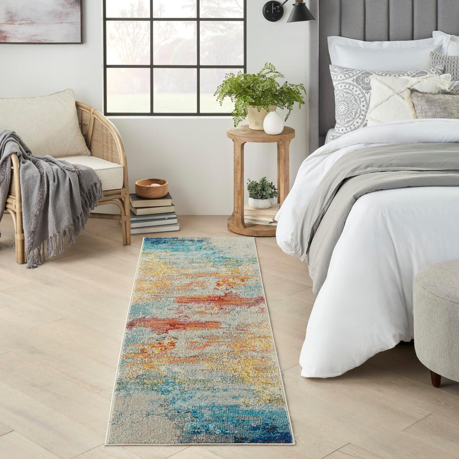 Nourison Celestial CES02 Sealife Area Rug 2'2" x 7'6"