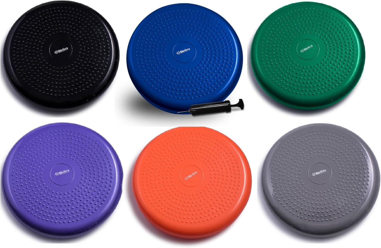 Bintiva Bintiva 33cm Balance Disc Set - Black, Blue, Purple, Green, Gray, Orange