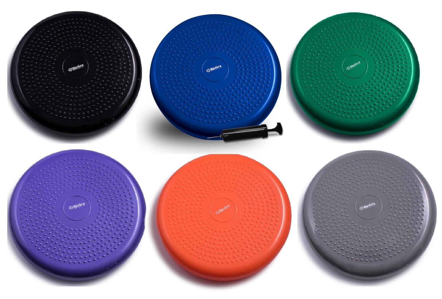 Bintiva Bintiva 33cm Balance Disc Set - Black, Blue, Purple, Green, Gray, Orange