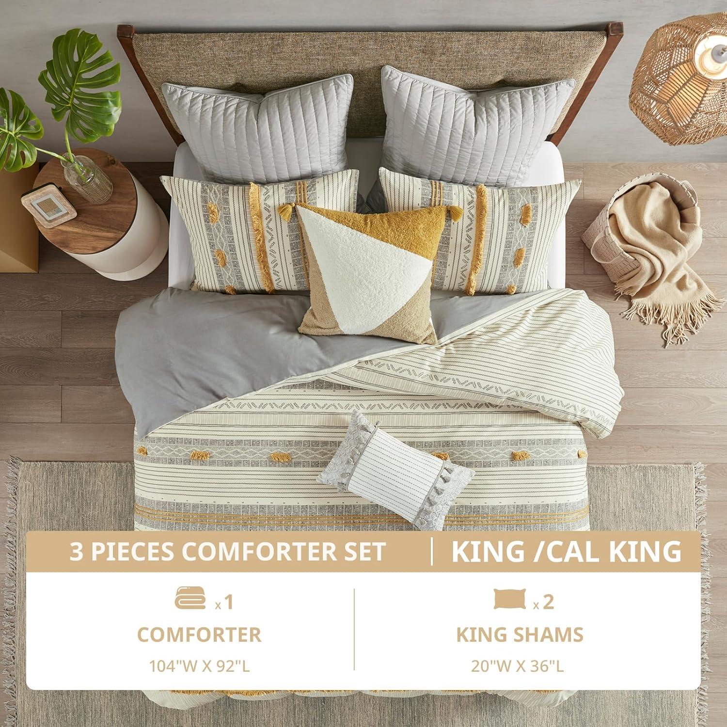 Ink+Ivy 3pc Cody Cotton Comforter Set