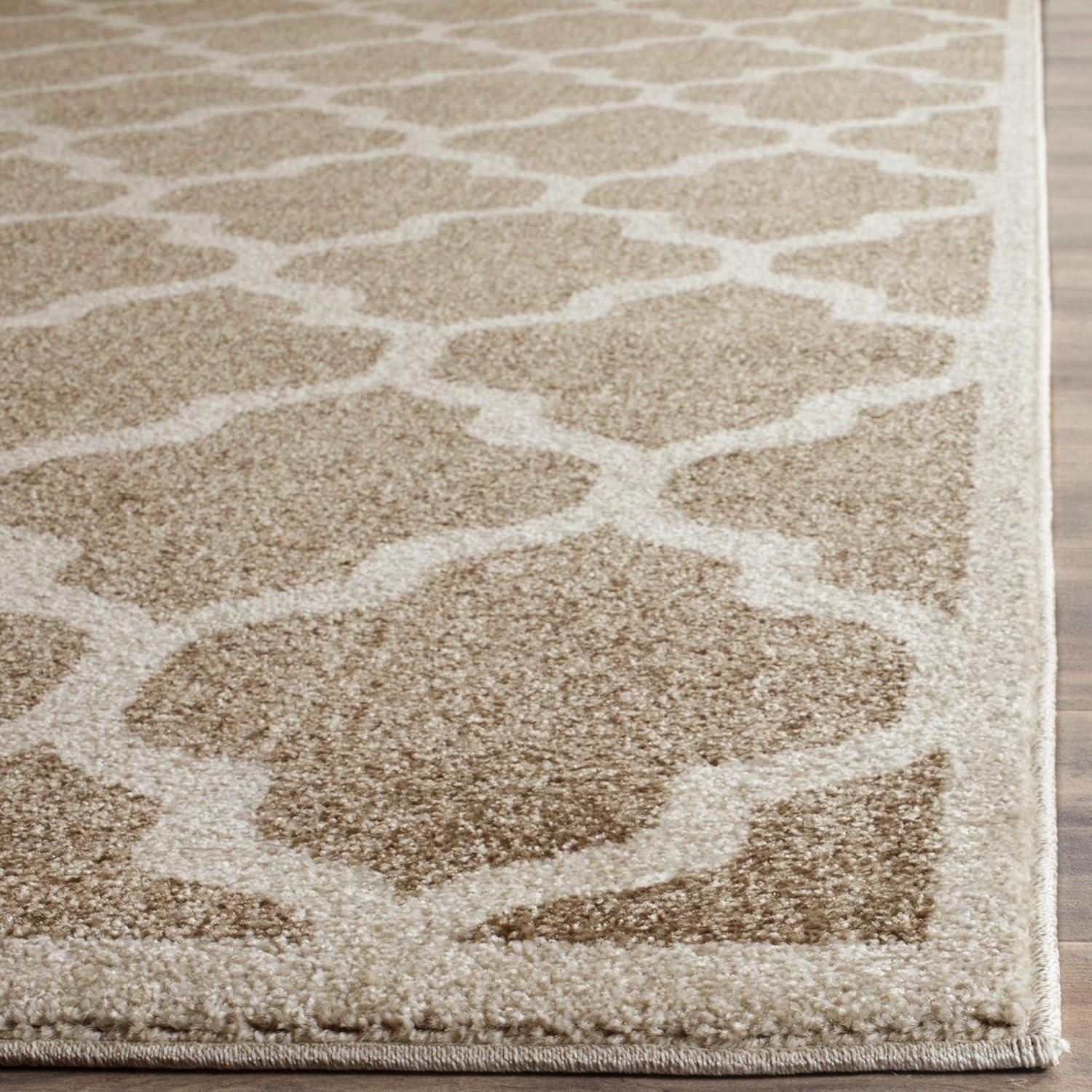 Amherst AMT420 Power Loomed Indoor Area Rug - Beige/Light Grey - 8'x10' - Safavieh
