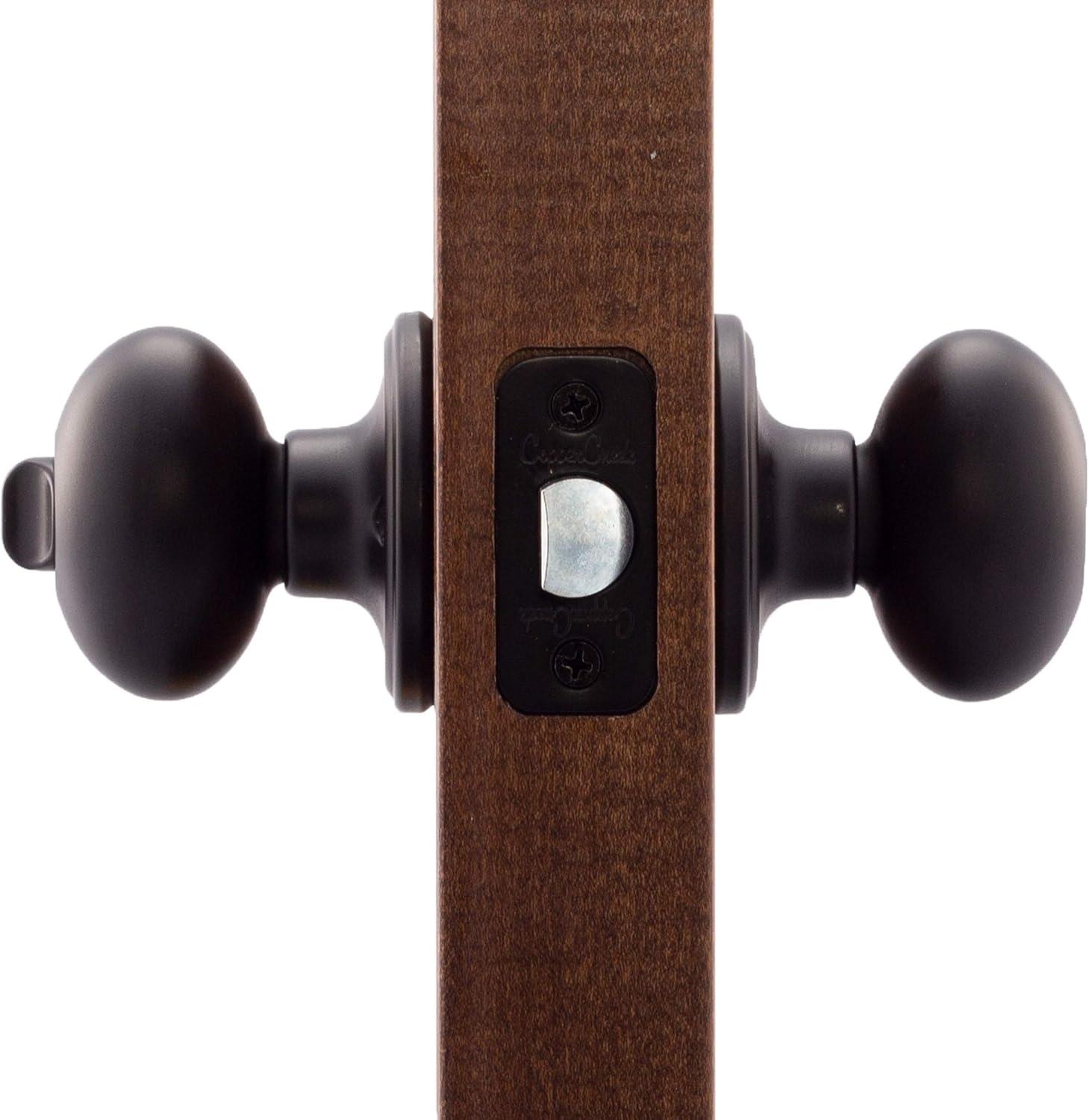 Copper Creek EK2030BC Egg Privacy Door Knob
