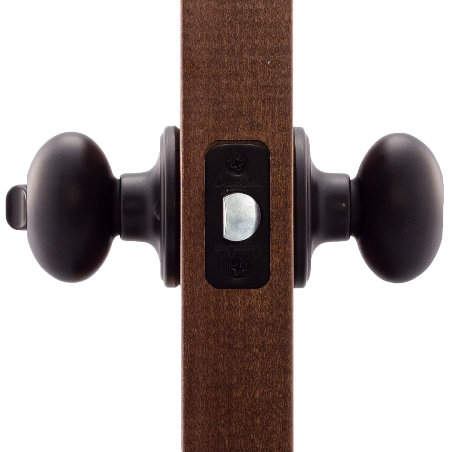 Copper Creek EK2030BC Egg Privacy Door Knob