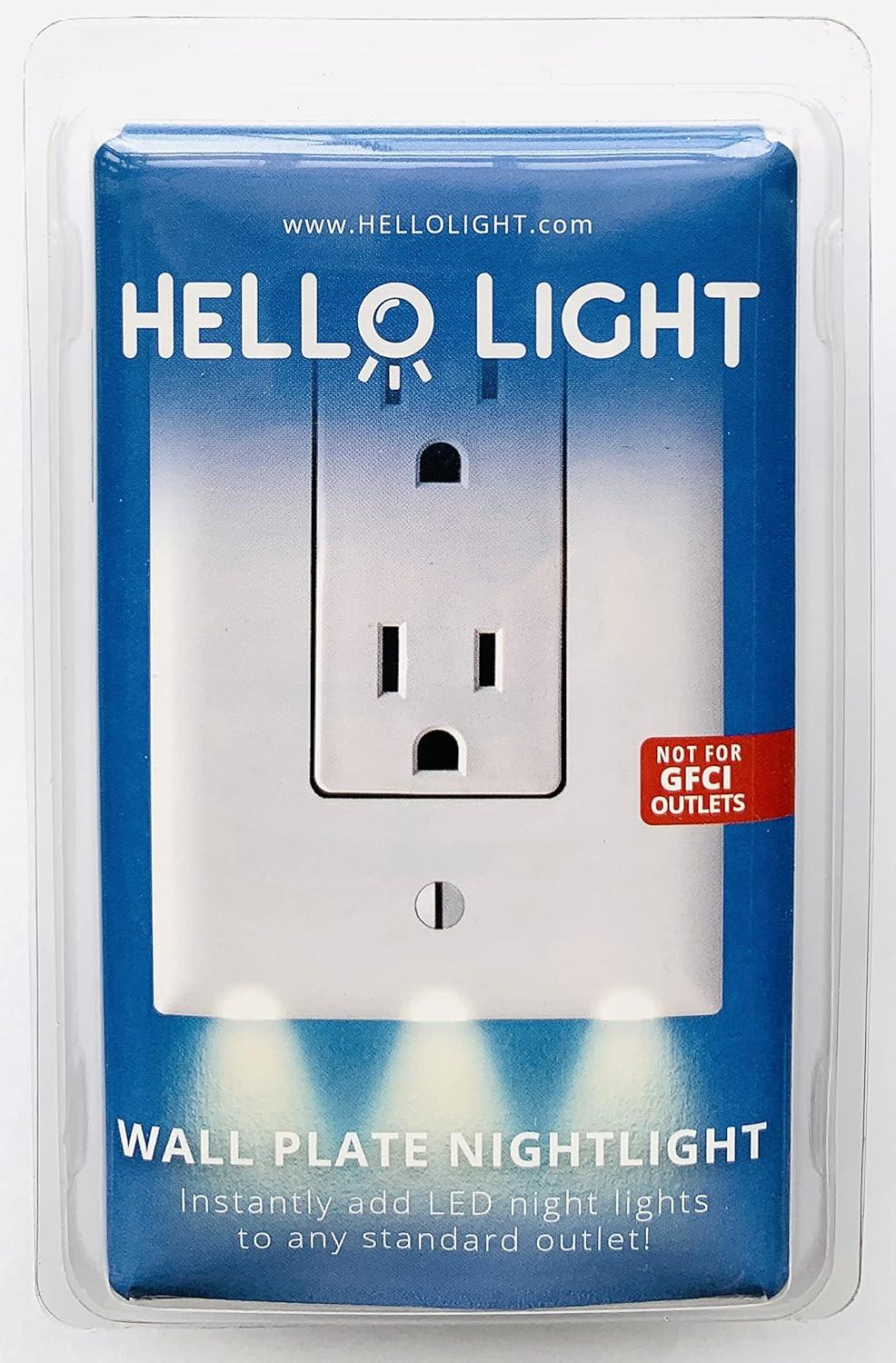 Hello Light Automatic LED Night Lights, 3 Pack