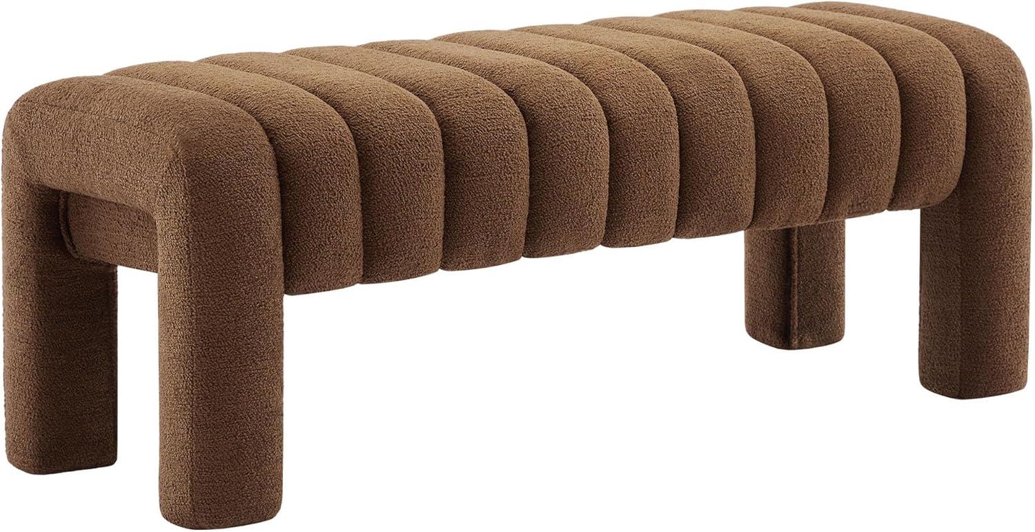 Oyan 43"or 63"W Channel Tufted Upholstered Bedroom Bench