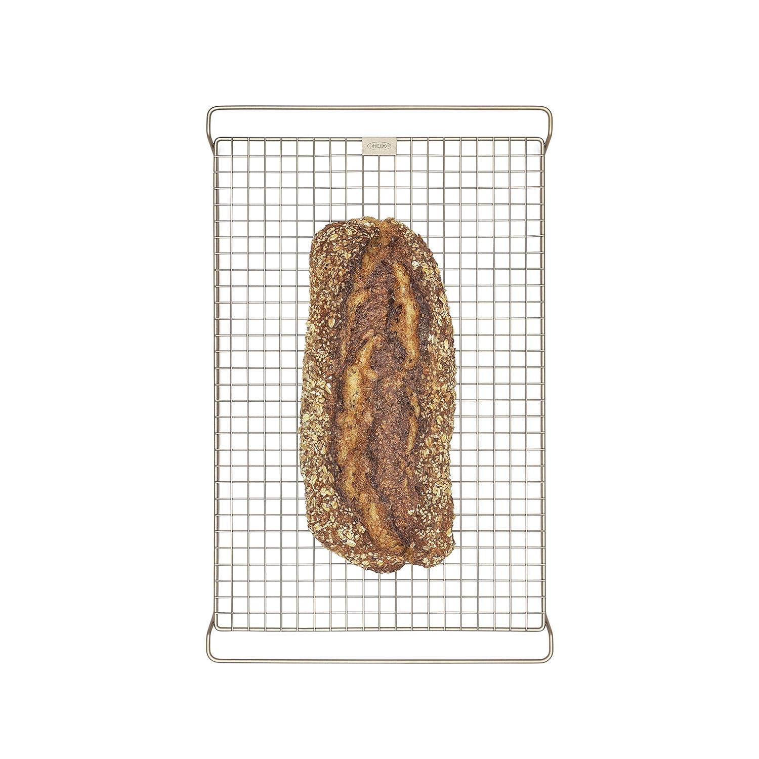 Rectangular Non-Stick Metal Cooling and Baking Rack