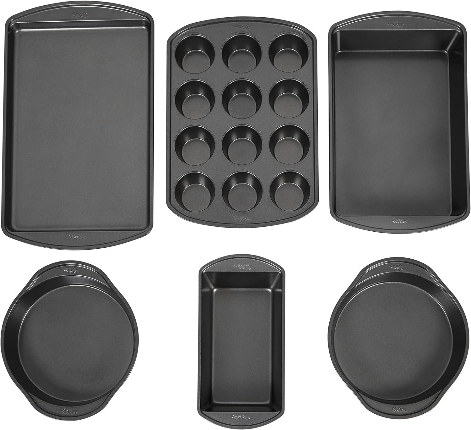 Wilton Nonstick Steel 6-Piece Bakeware Set